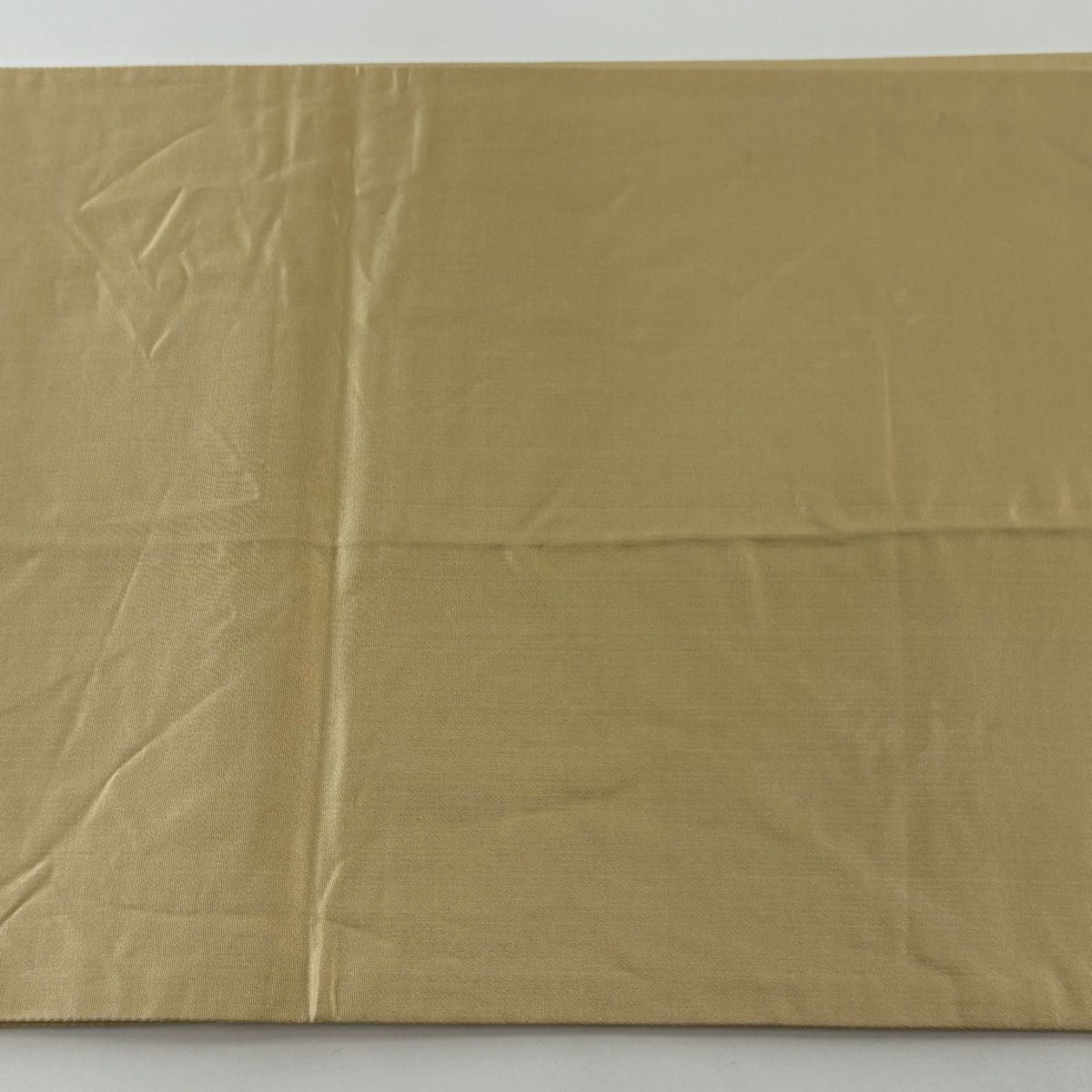 袋帶 逸品級 菱格子 花菱 唐織 淡黃 六通 純蠶絲