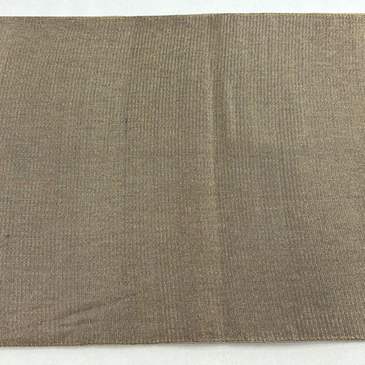 【美品】 袋帶 秀品級 波 金絲 金色 大鼓圖案 純蠶絲