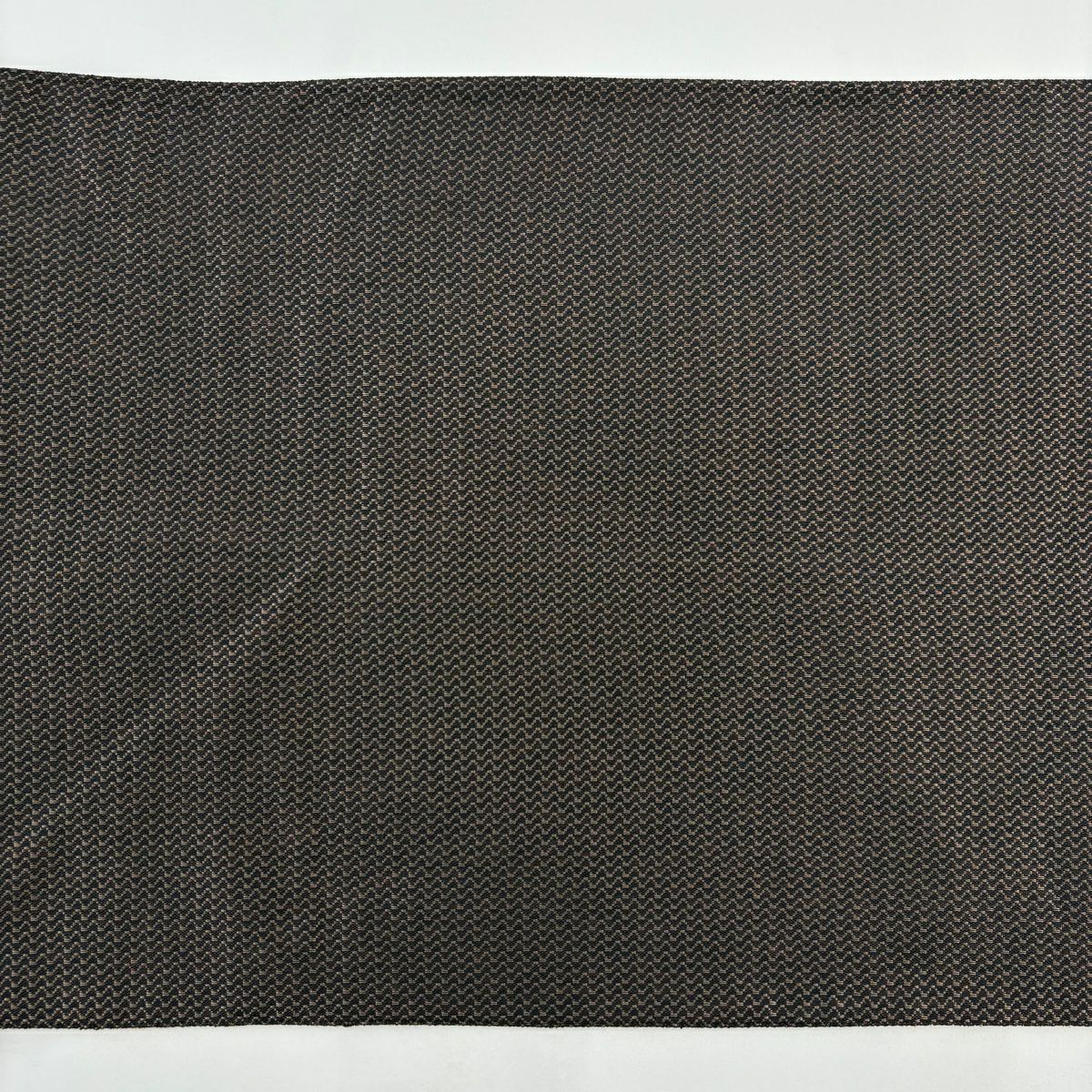 【美品】名古屋帶 秀品級 斜條紋 金金箔 焦茶 純蠶絲
