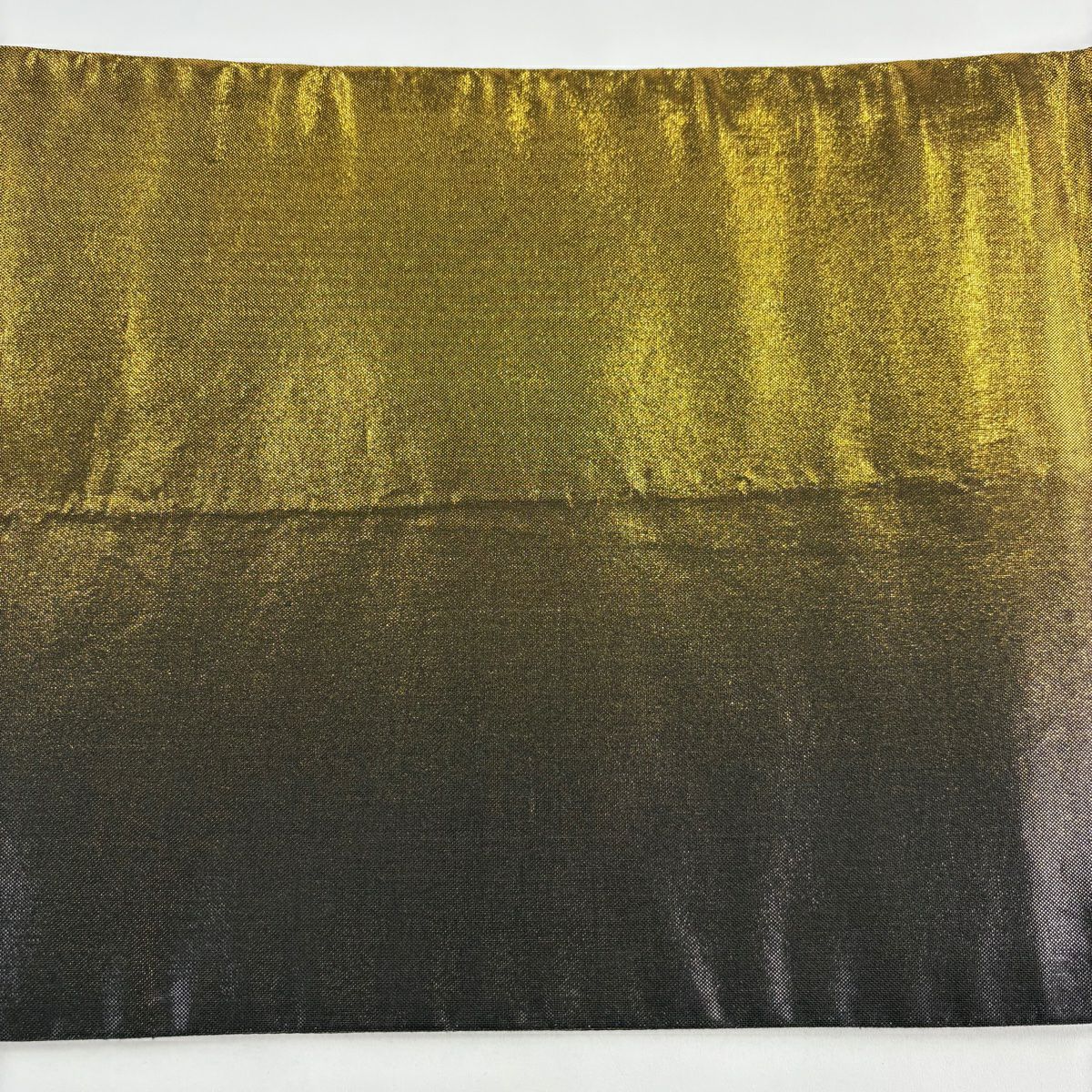 【美品】 袋帶 秀品級 草花紋紋 金金箔 金絲 金色 六通 純蠶絲