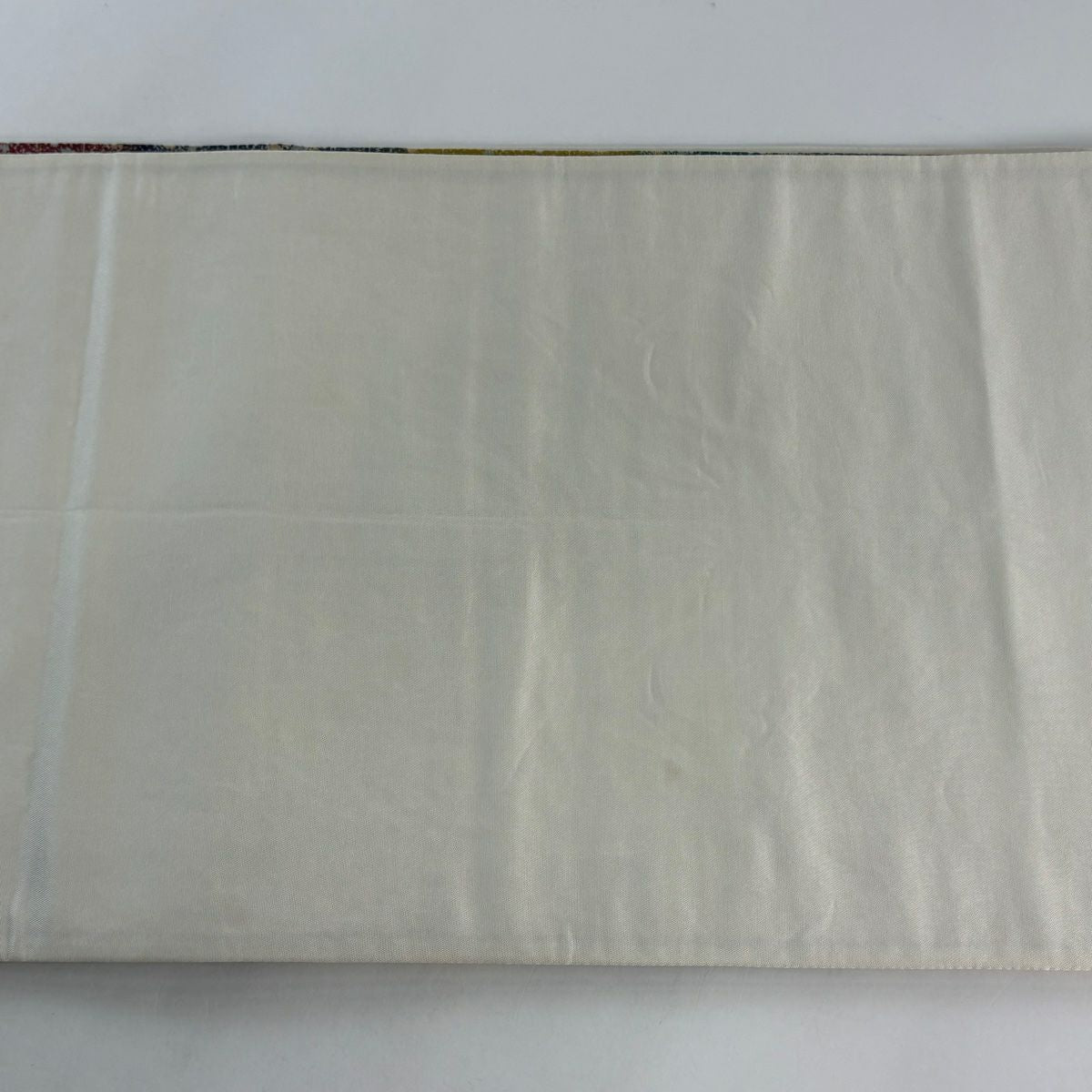 【美品】 袋帶 秀品級 段紋 葉紋 金絲 金金箔 紅紫 全通 純蠶絲