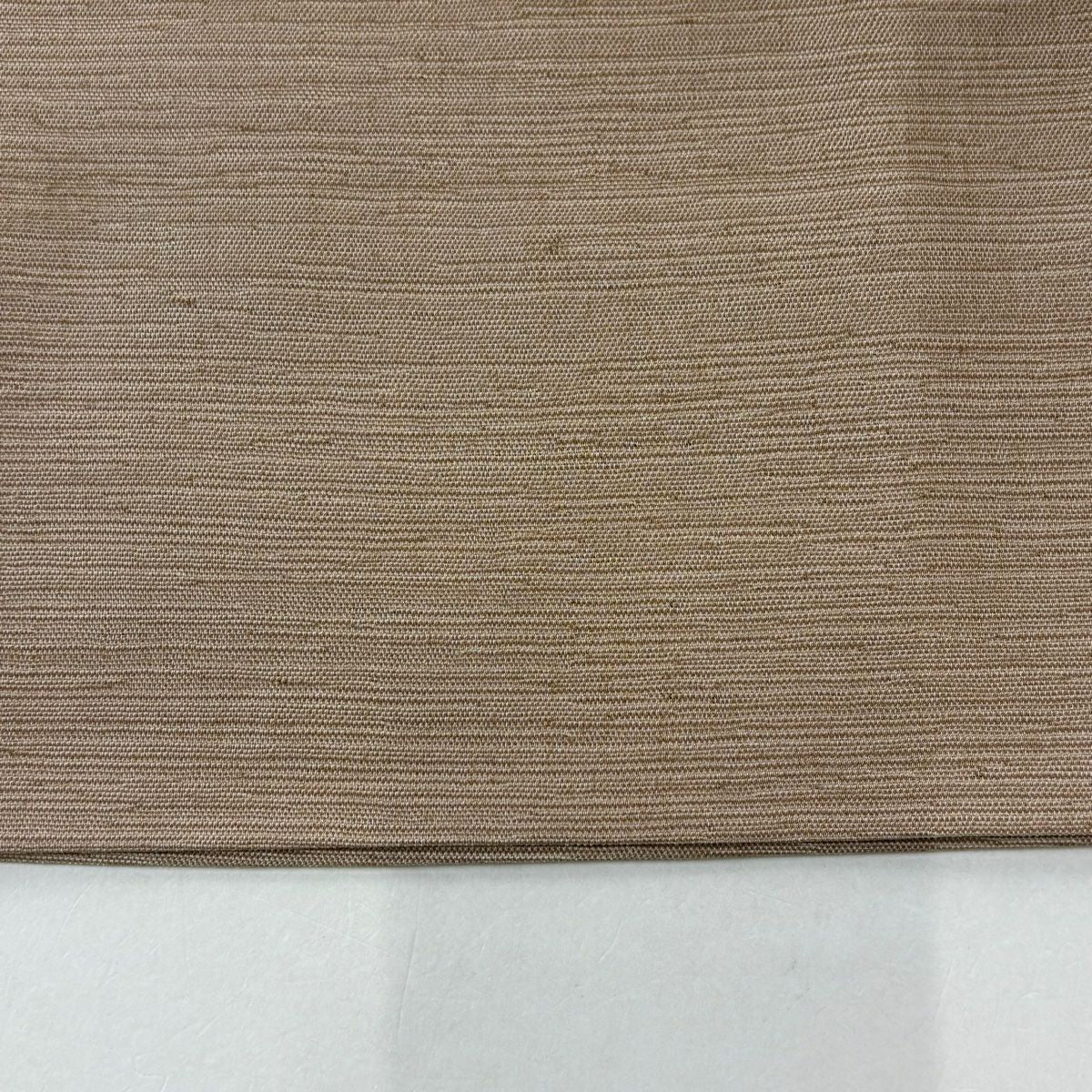 袋帶 秀品級 山並紋 金金箔 淺茶 純蠶絲