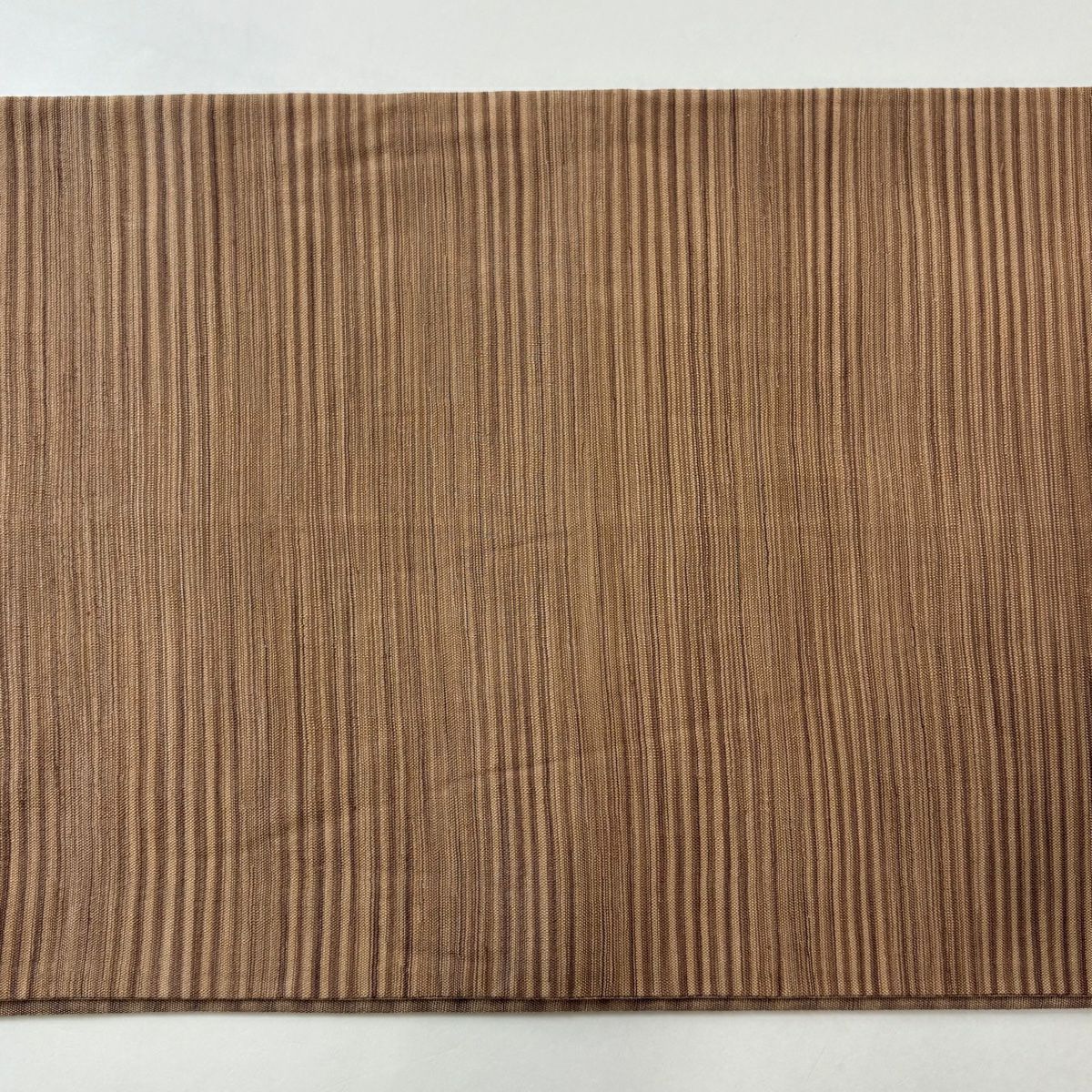 【美品】 袋帶 秀品級 幾何圖案 金銀線 淺茶 蝴蝶結圖案 純蠶絲