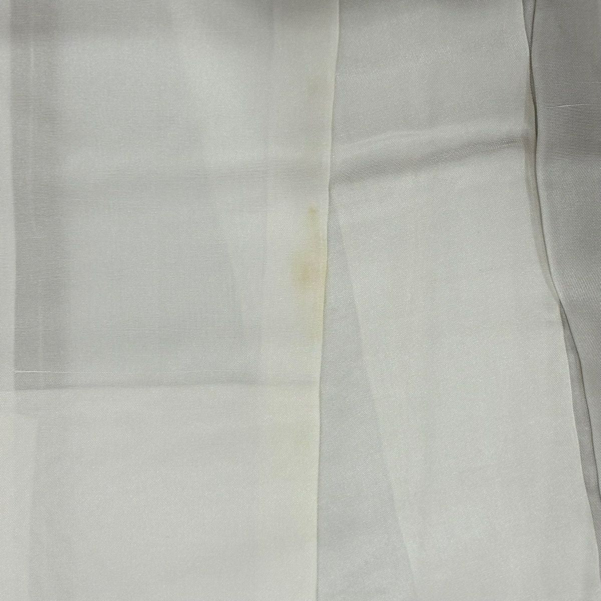 色留袖禮服 身長155.5cm 袖長63cm S 雙層 牡丹 松樹梅花 金絲 金銀彩 灰綠 純蠶絲 秀品級 一つ紋