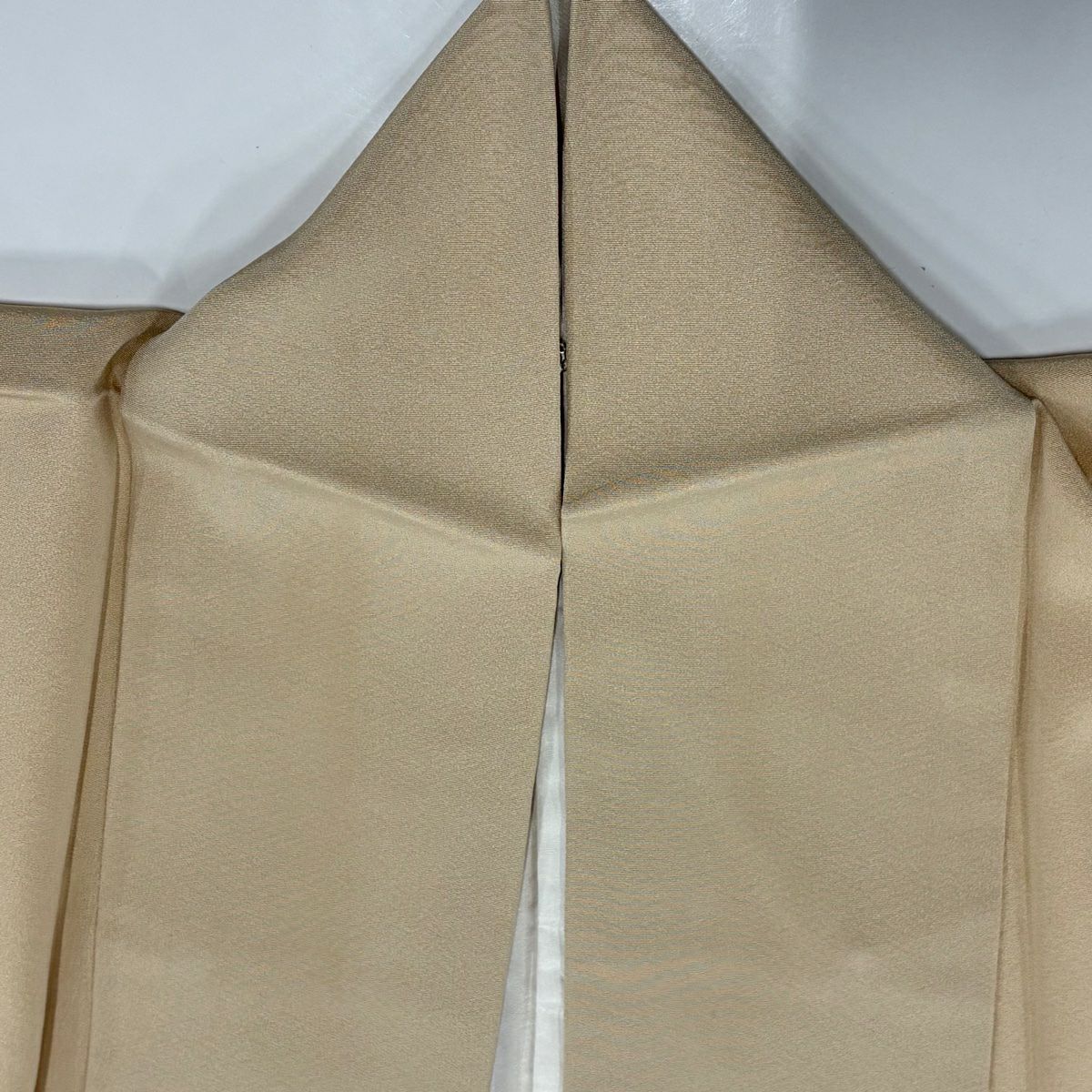 留袖禮服禮服 身長155cm 袖長63cm S 雙層 草花紋紋 松樹梅花 金絲 金銀彩 米色 純蠶絲 優品級 三つ紋