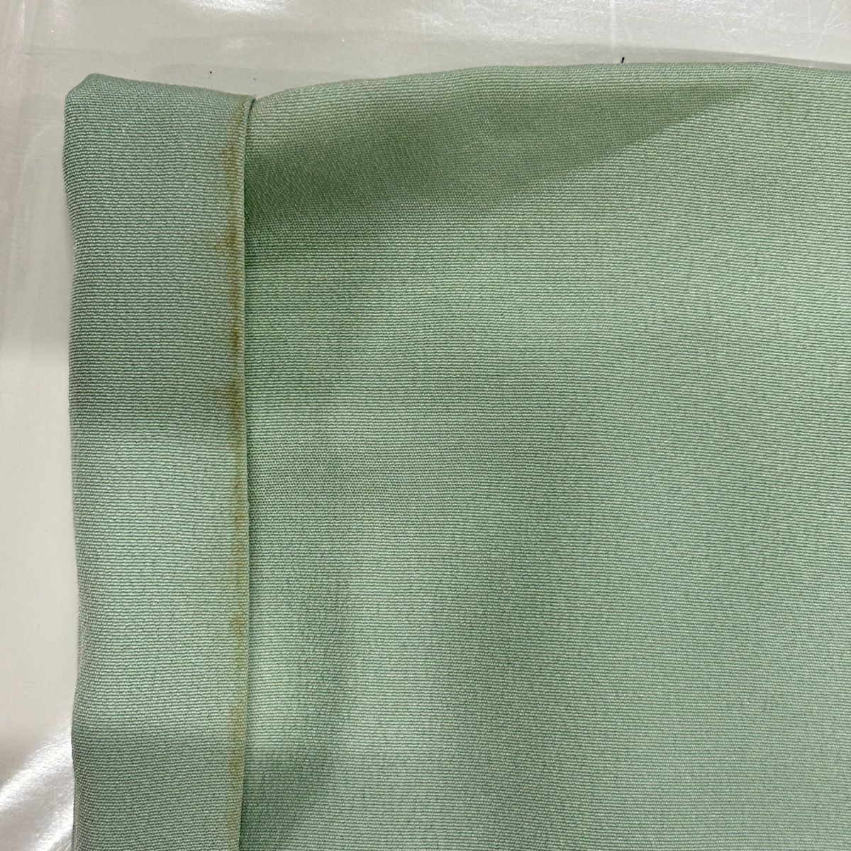 訪問服 身長166cm 袖長68.5cm L 雙層 松樹梅花 枝花 漸層 薄綠 純蠶絲 秀品級