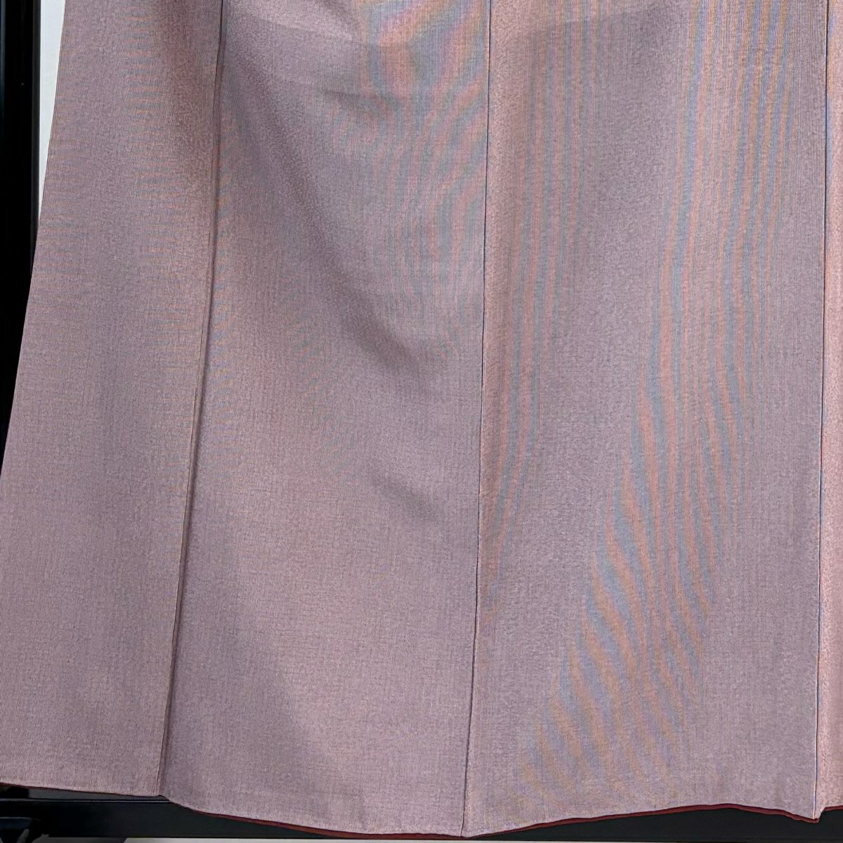 江戶小紋 身長157.5cm 袖長64.5cm M 雙層 落款あり 萬筋 紅紫 純蠶絲 秀品級
