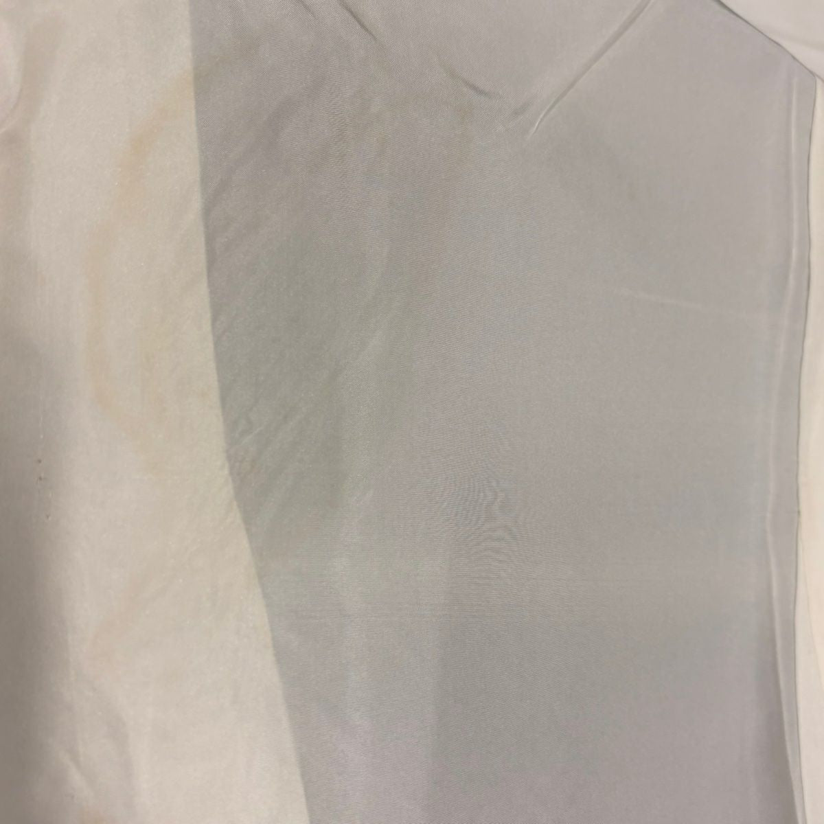 小紋 身長155.5cm 袖長64cm M 單層 紬織織 菱紋 縞紋 刺繡 灰綠 純蠶絲 名品級
