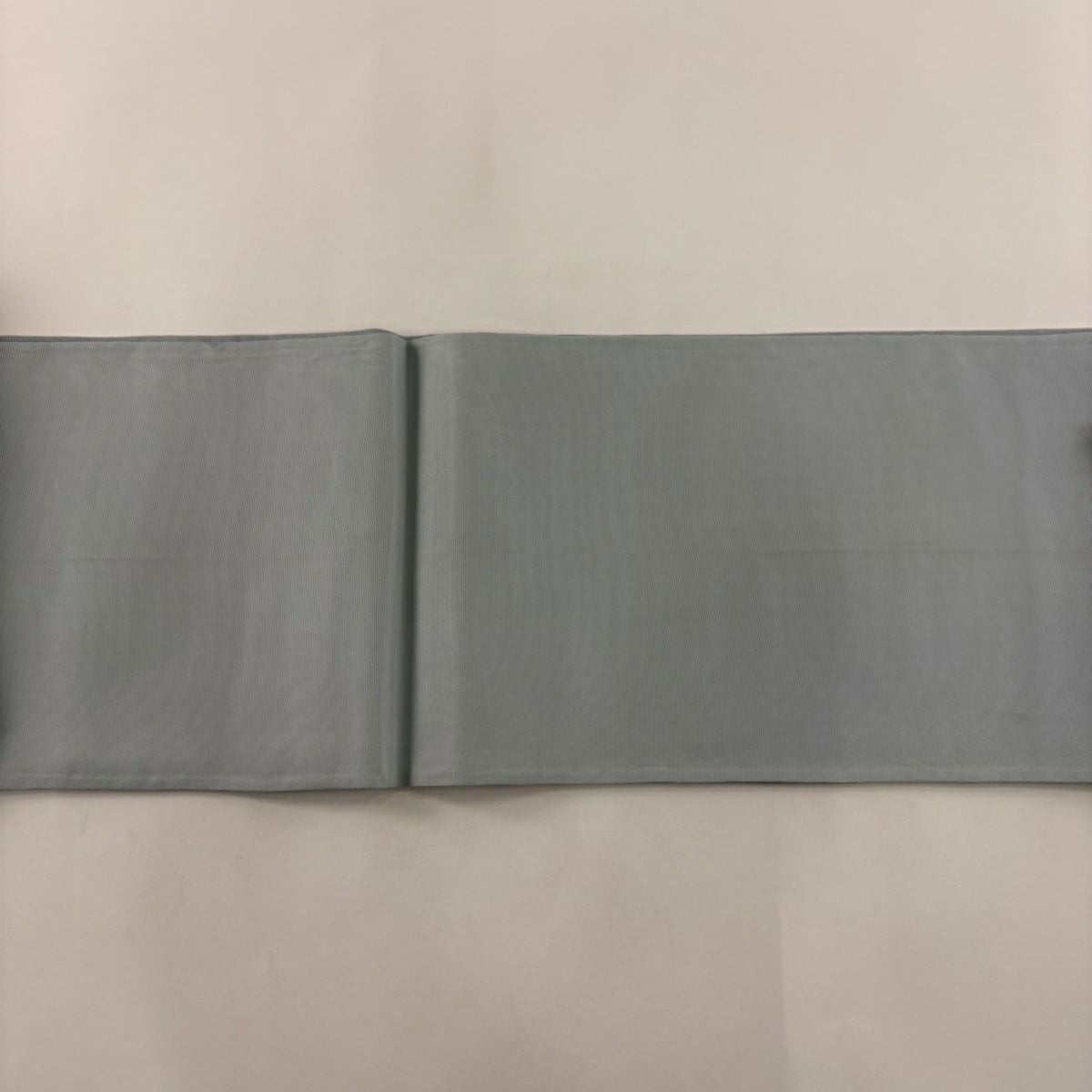 袋帶 秀品級 夏帶 紗 秋草 波 金金箔 銀銀彩 青灰 深藍色 六通 純蠶絲