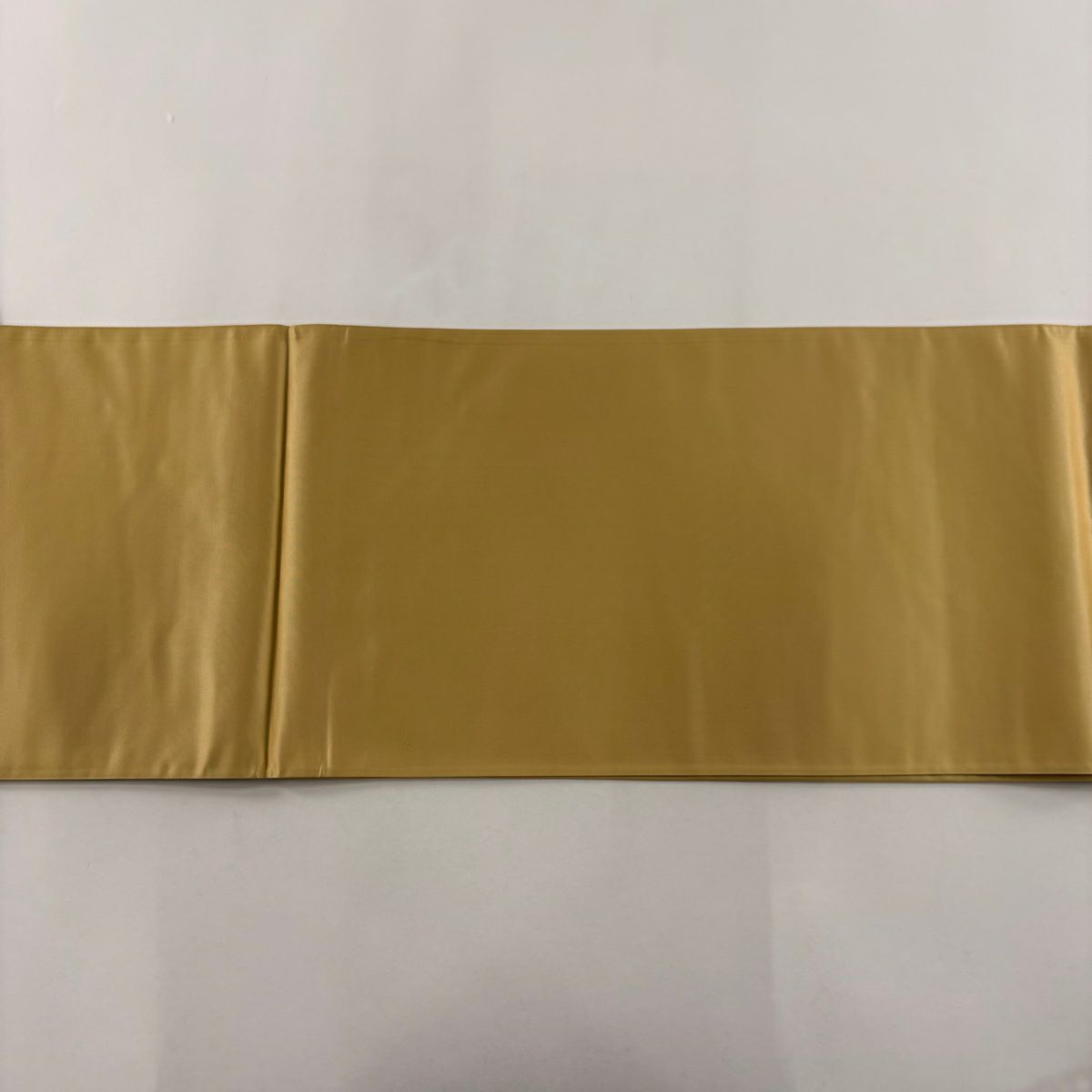 【美品】 袋帶 秀品級 華紋 仙鶴 唐織 金金箔 淡黃土 深色 六通 純蠶絲