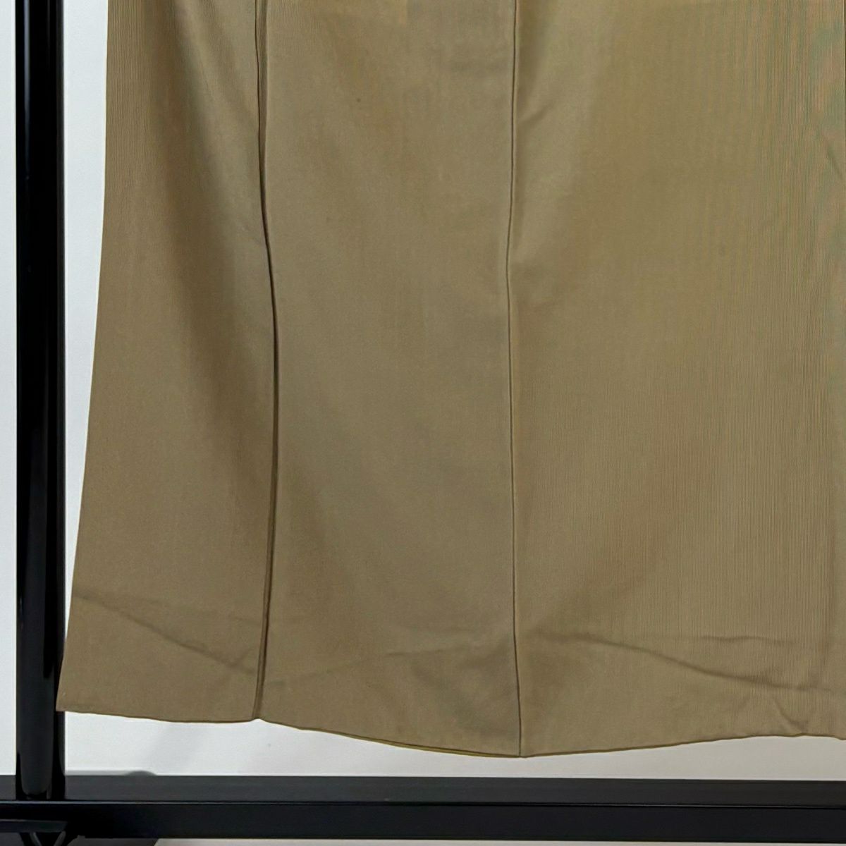 江戶小紋 身長152cm 袖長62cm S 雙層 万筋 薄茶 純蠶絲 秀品級