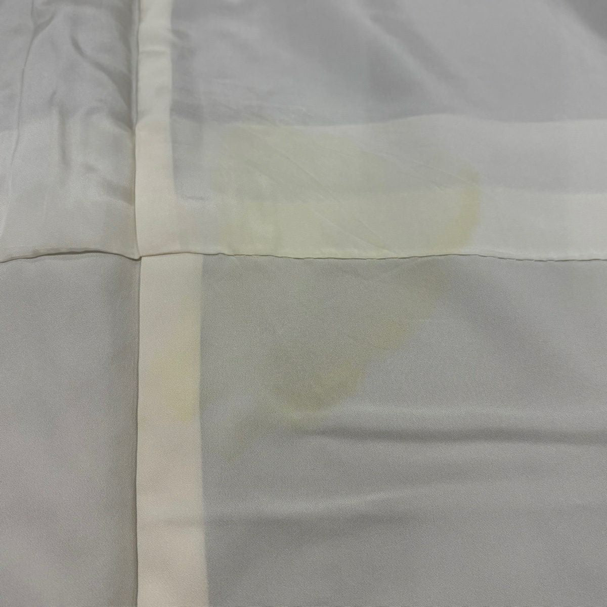 訪問服 身長160cm 袖長68.5cm L 雙層 華紋 ヱ霞 金銀彩 漸層 灰 純蠶絲 秀品級