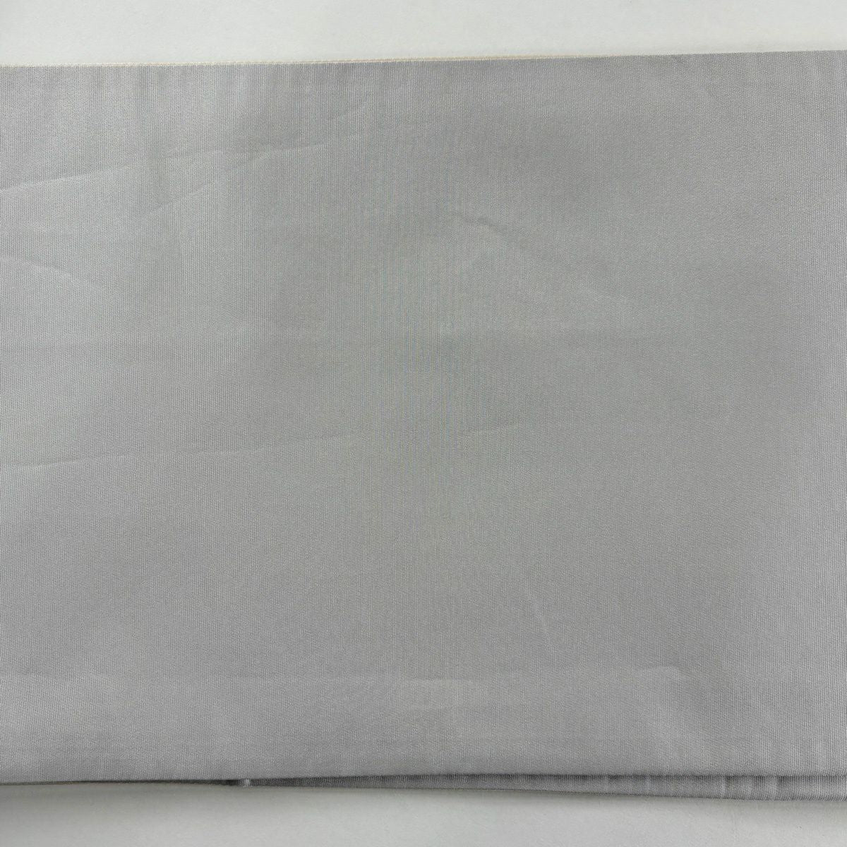 【美品】 袋帶 秀品級 花唐草紋 金銀彩 灰 純蠶絲