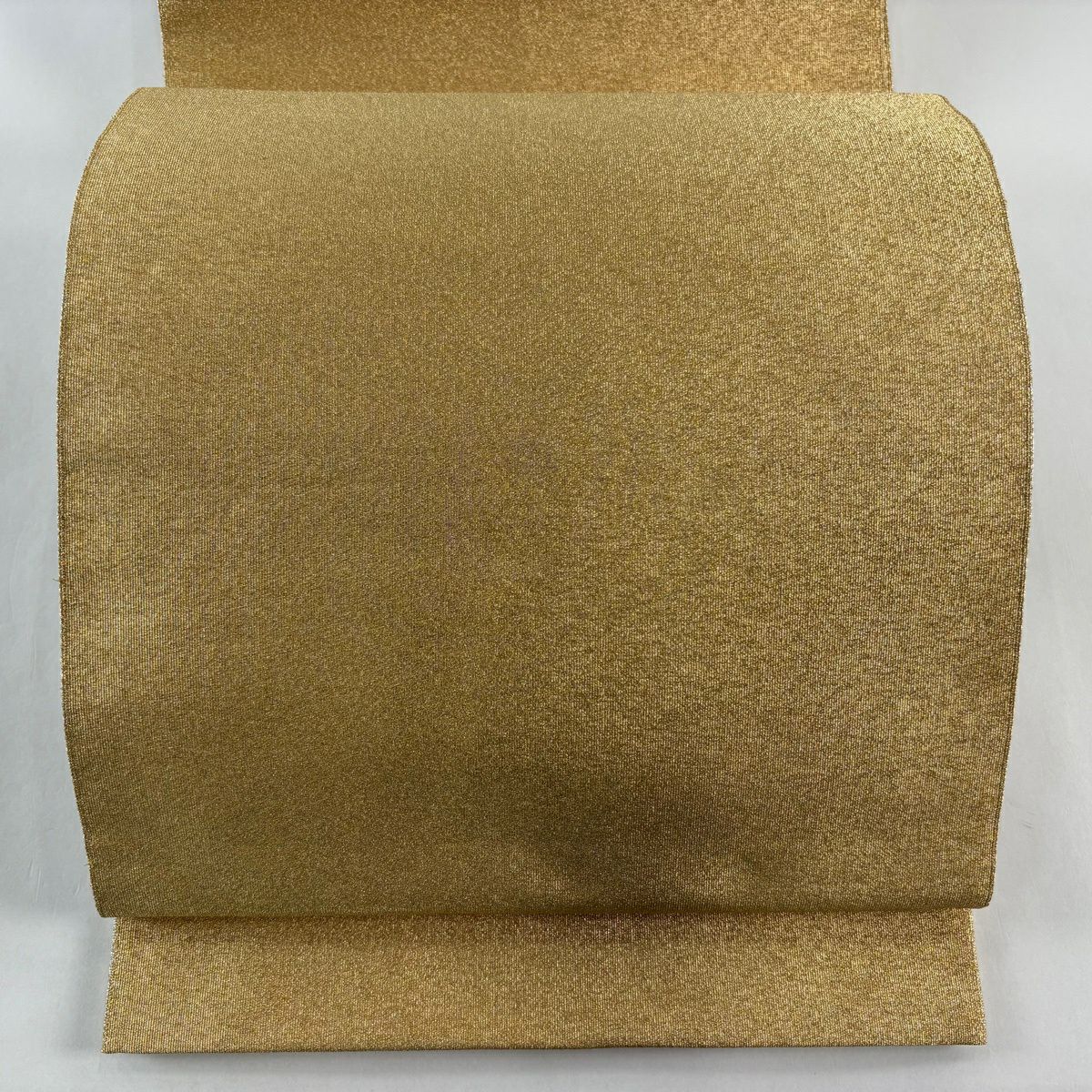 【美品】 袋帶 秀品級 金絲 金 金金箔 全通 純蠶絲