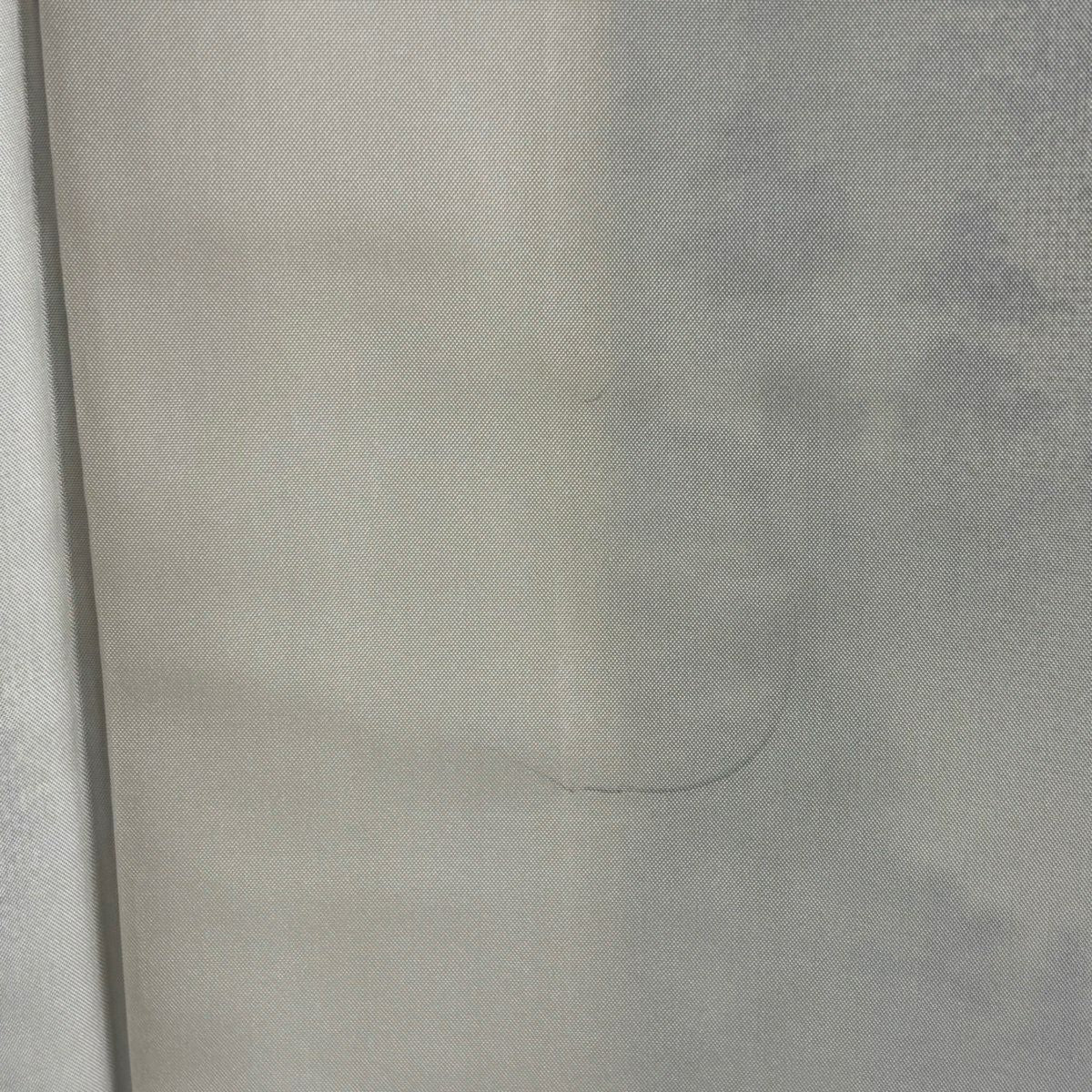 【美品】 紬織 身長159.5cm 袖長65cm M 雙層 袋帶套裝 樹木 青灰色 純蠶絲 秀品級
