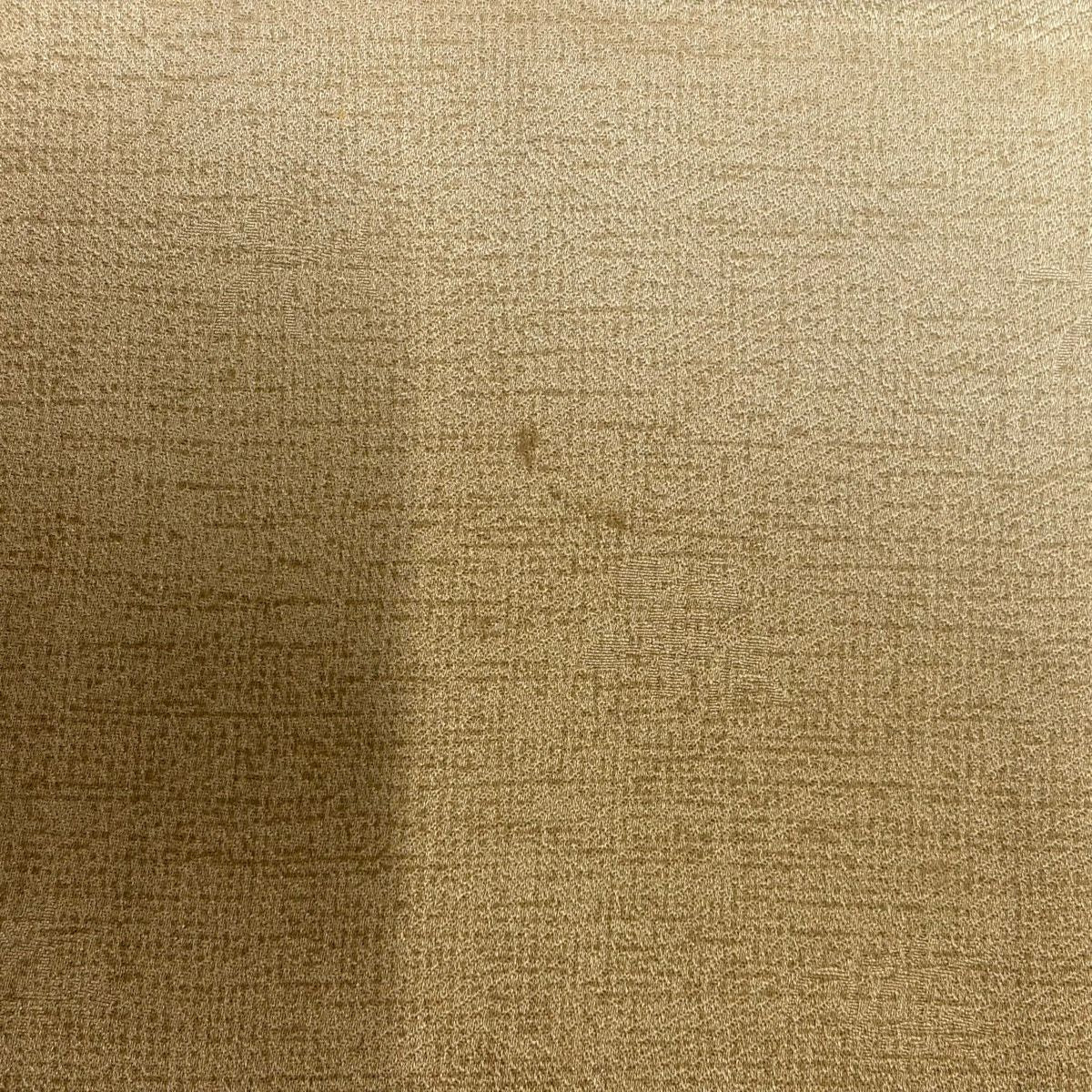 付下 身長154cm 袖長63.5cm S 雙層 笠松樹 秋草 刺繡 金銀彩 米色 純蠶絲 優品級