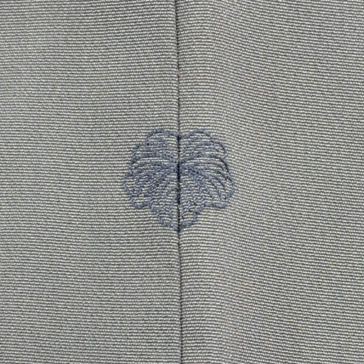 留袖禮服禮服 身長157cm 袖長66cm M 雙層 短冊 花鳥 金絲 金銀彩 青灰 純蠶絲 秀品級 一つ紋