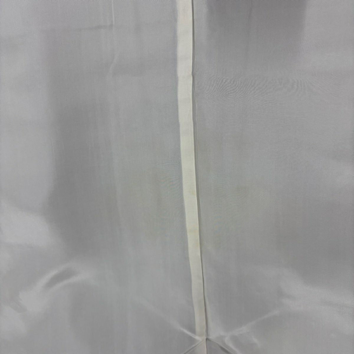 小紋 身長156.5cm 袖長65cm M 雙層 紬織織 草花紋紋 灰紫 純蠶絲 秀品級