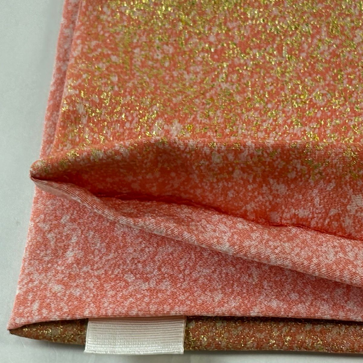 袋帶 逸品級 松樹井青々 落款あり 共箱付 菊花唐草紋 松樹梅花 金糸 金銀彩 橙色 お太鼓柄 純蠶絲