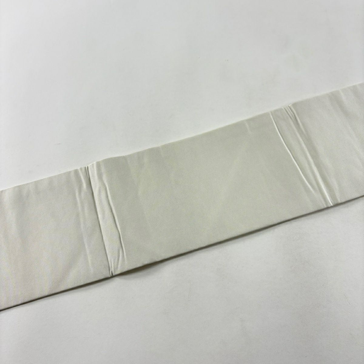 名古屋帶 逸品級 風船 虹 灰白 純蠶絲