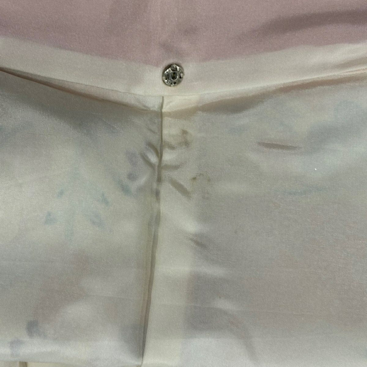 振袖禮服 身長159.5cm 袖長63.5cm S 雙層 山並 蝶 金銀彩 奶油色 純蠶絲 名品級