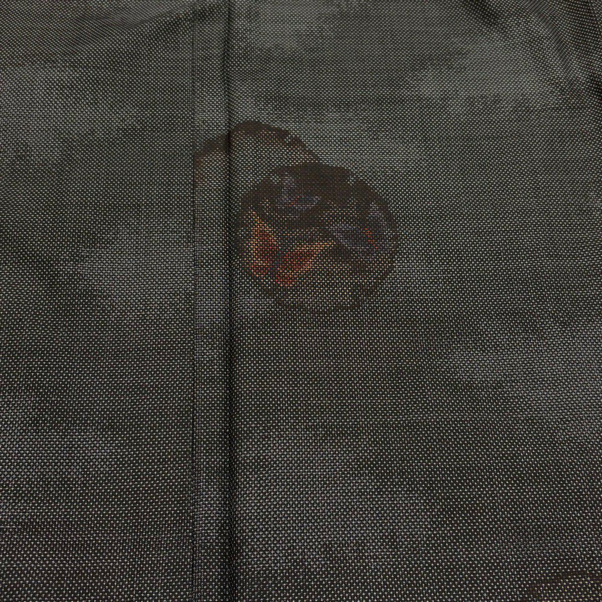 【美品】 大島紬織 身長159cm 袖長64.5cm M 雙層 證書附帶 雪輪 蝴蝶 黑灰 純蠶絲 名品級
