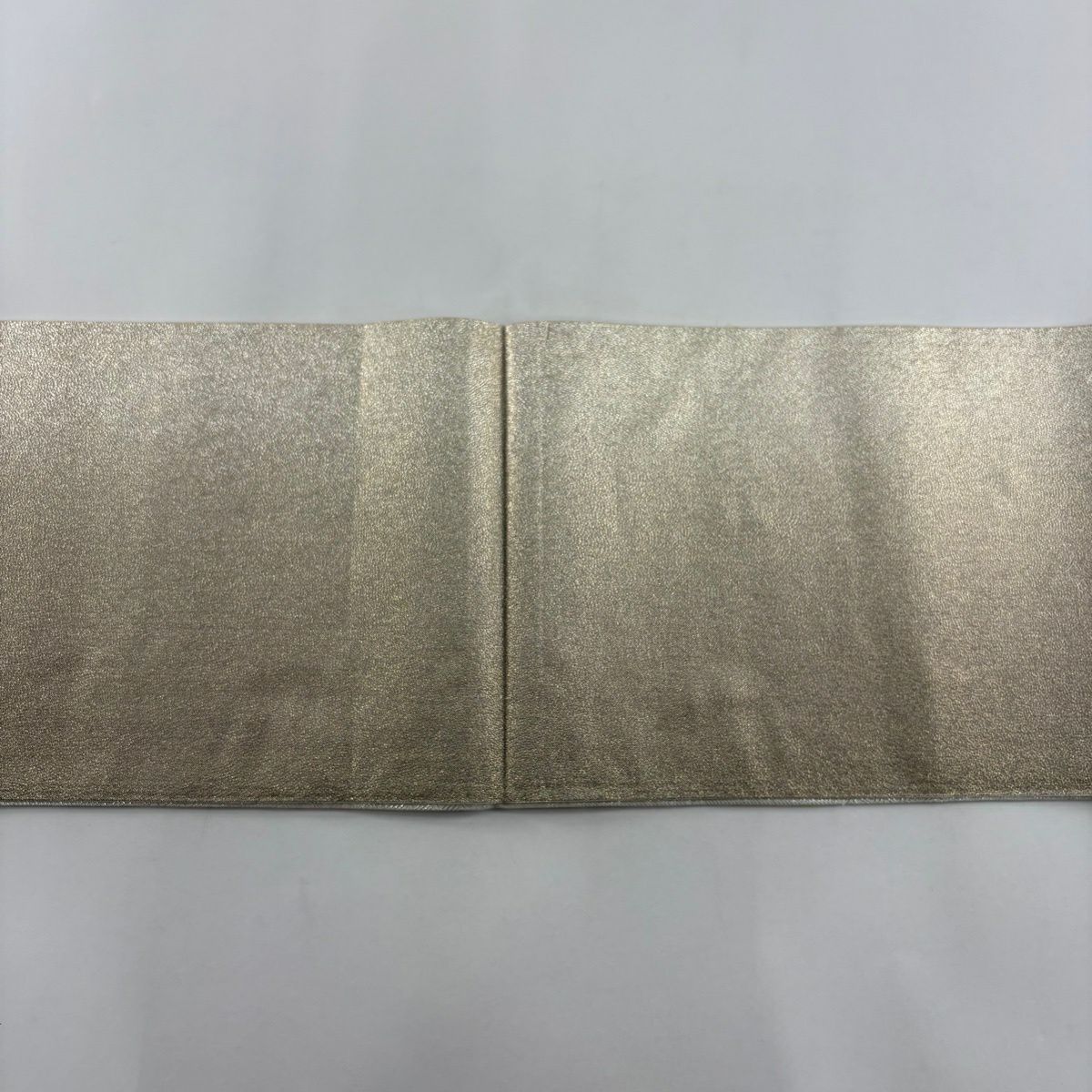 【美品】 袋帶 秀品級 鴛鴦 草花紋紋 金金箔 金銀彩 六通 純蠶絲
