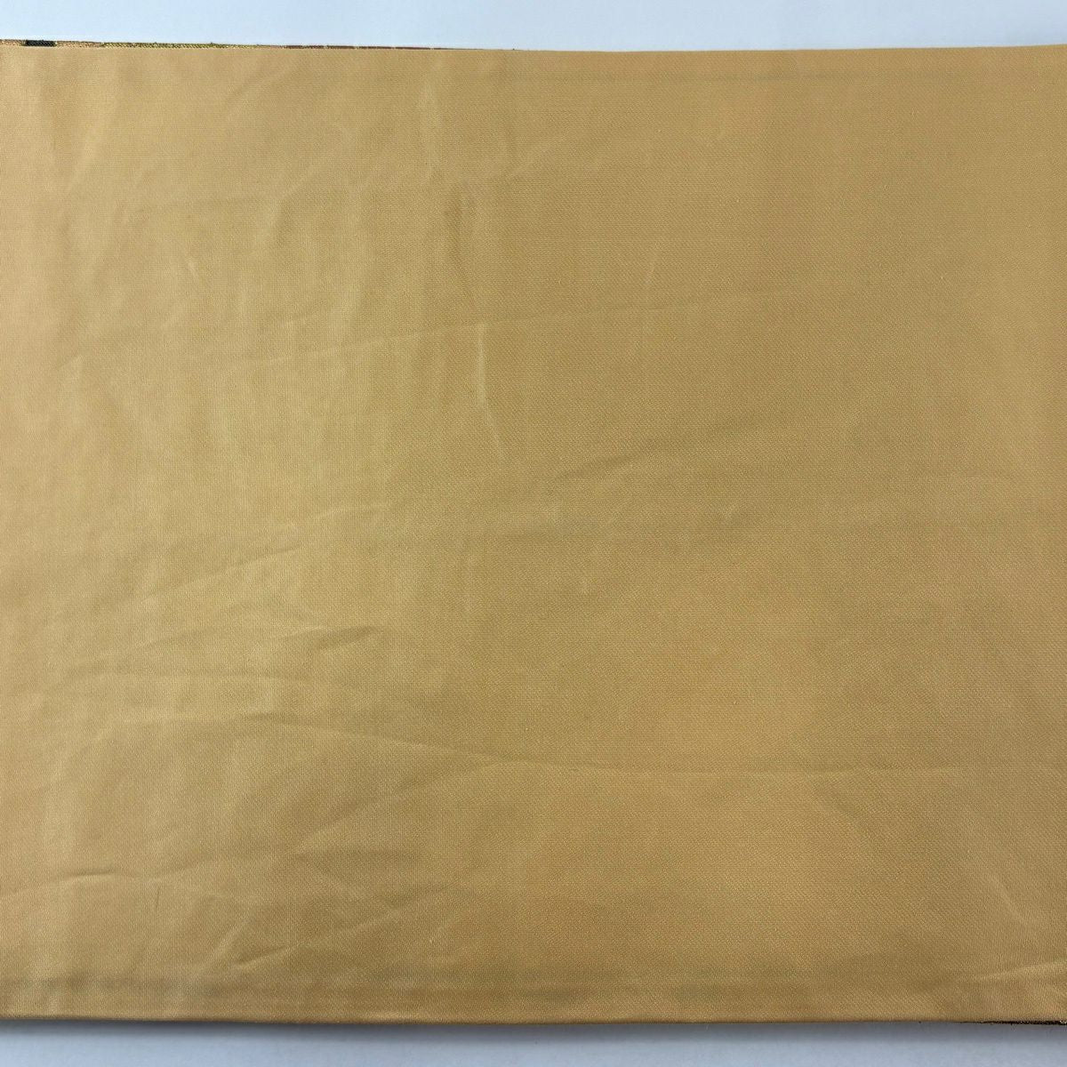 袋帶 秀品級 草花紋紋 波紋 金絲 金金箔 金色 全通 純蠶絲