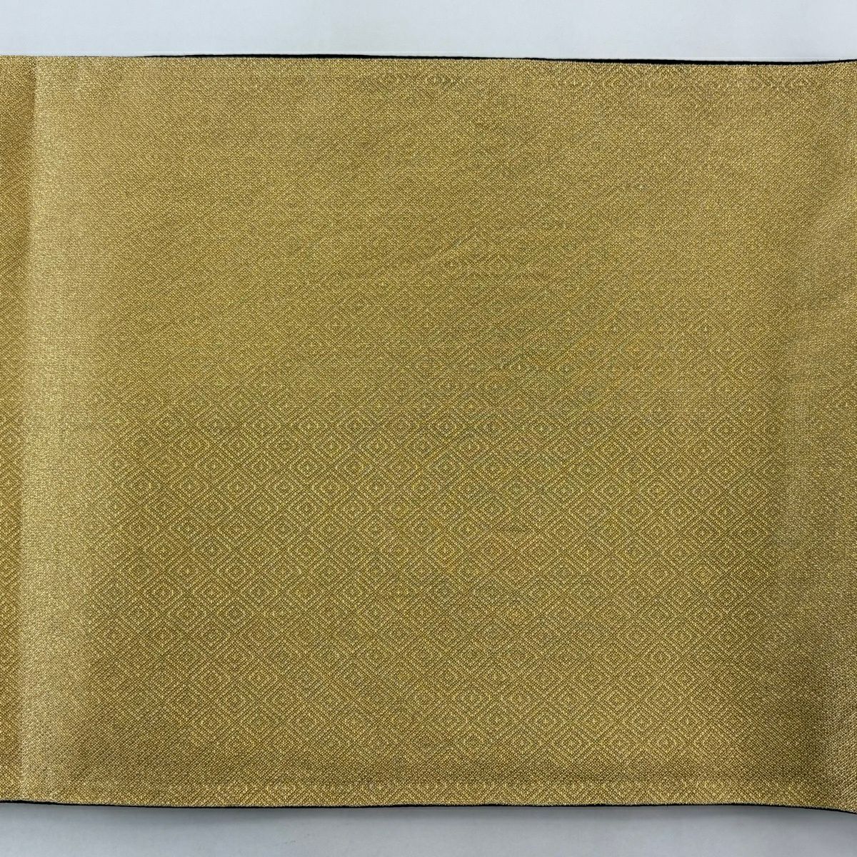 【美品】 袋帶 秀品級 櫻花花瓣 刺繡 金絲 金 六通 純蠶絲