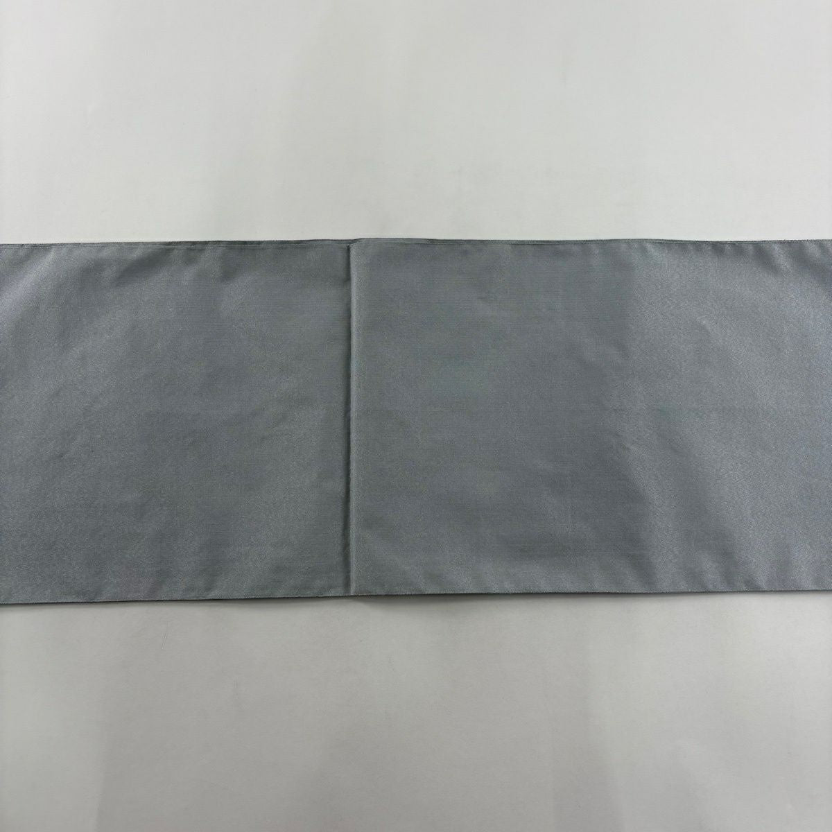 【美品】 袋帶 秀品級 家屋 笹 金銀糸 金銀彩 水色 お太鼓柄 純蠶絲