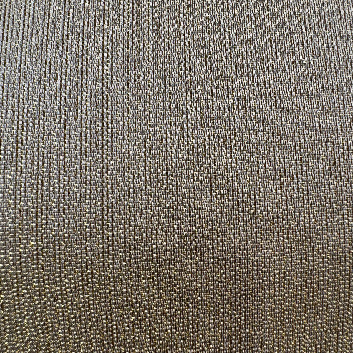 【美品】 袋帶 秀品級 金金箔 鶯色 六通 純蠶絲