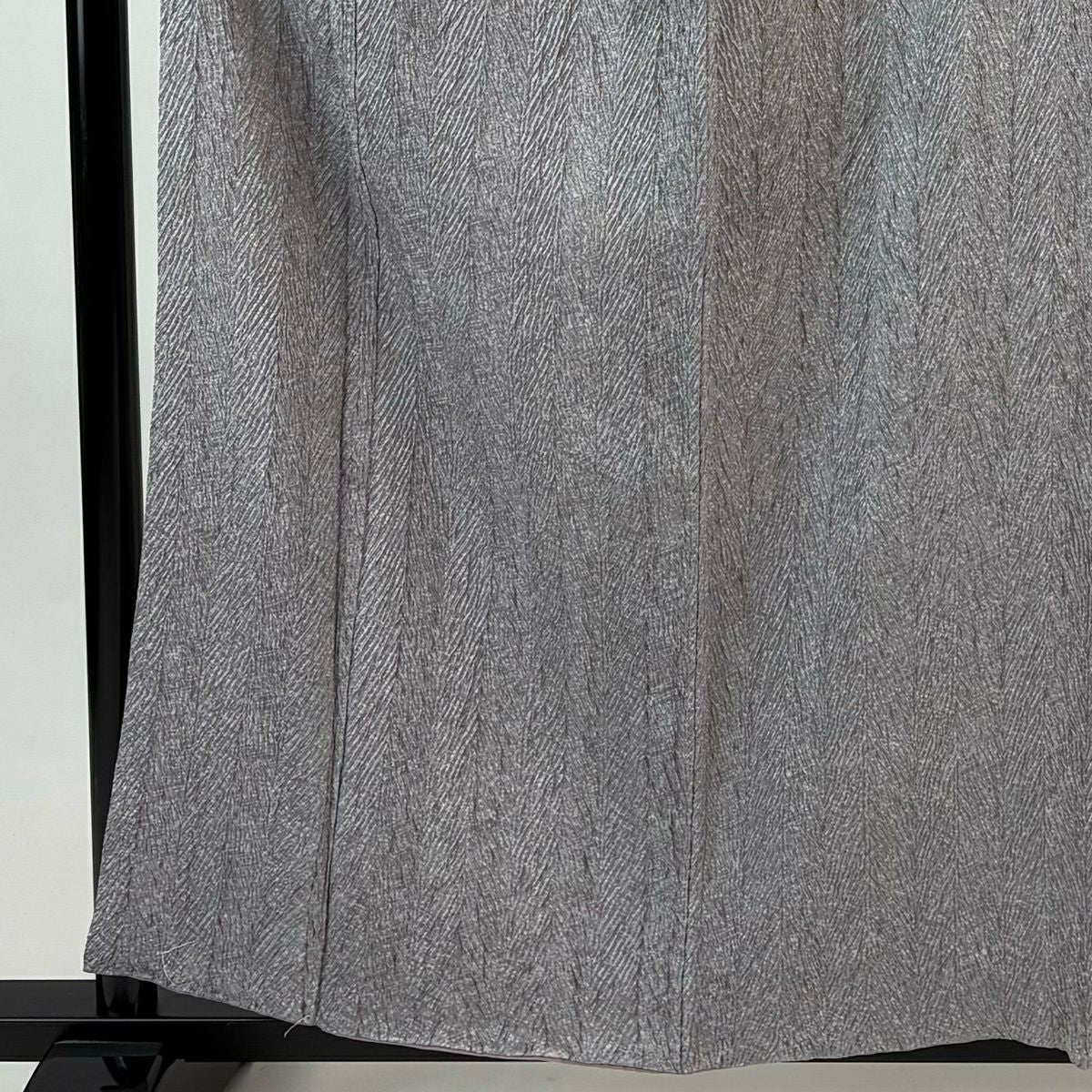 小紋 身長159cm 袖長62.5cm S 雙層 幾何學 縫締絞染 灰紫 純蠶絲 名品級