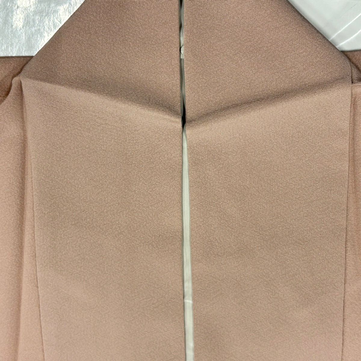 色留袖禮服 身長157cm 袖長65.5cm M 雙層 落款あり 色紙 草花紋紋 金絲 金銀彩 粉紅 純蠶絲 秀品級 一つ紋