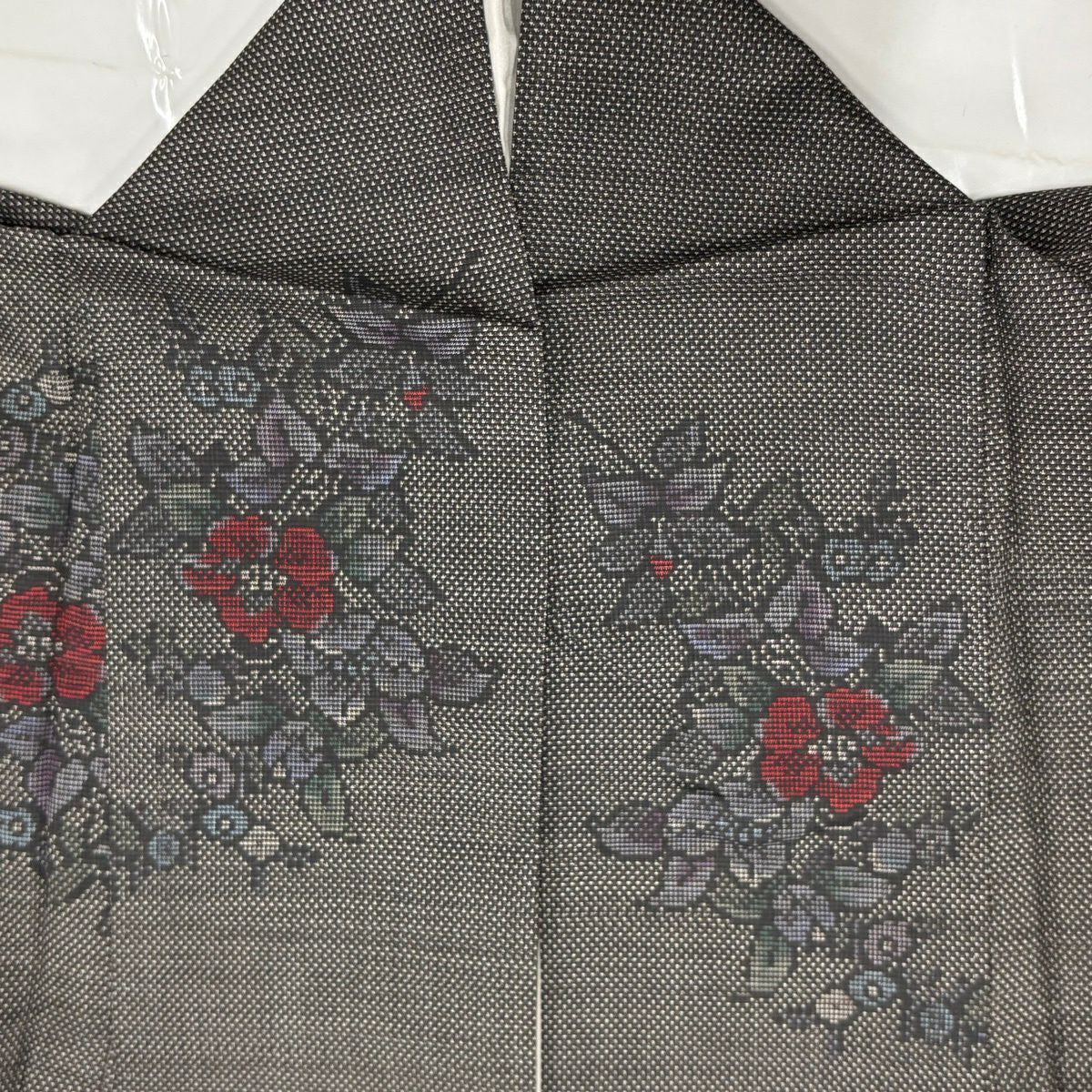 【美品】 大島紬織 身長163.5cm 袖長64cm M 雙層 草木染 證書附帶 椿 焦茶 純蠶絲 秀品級