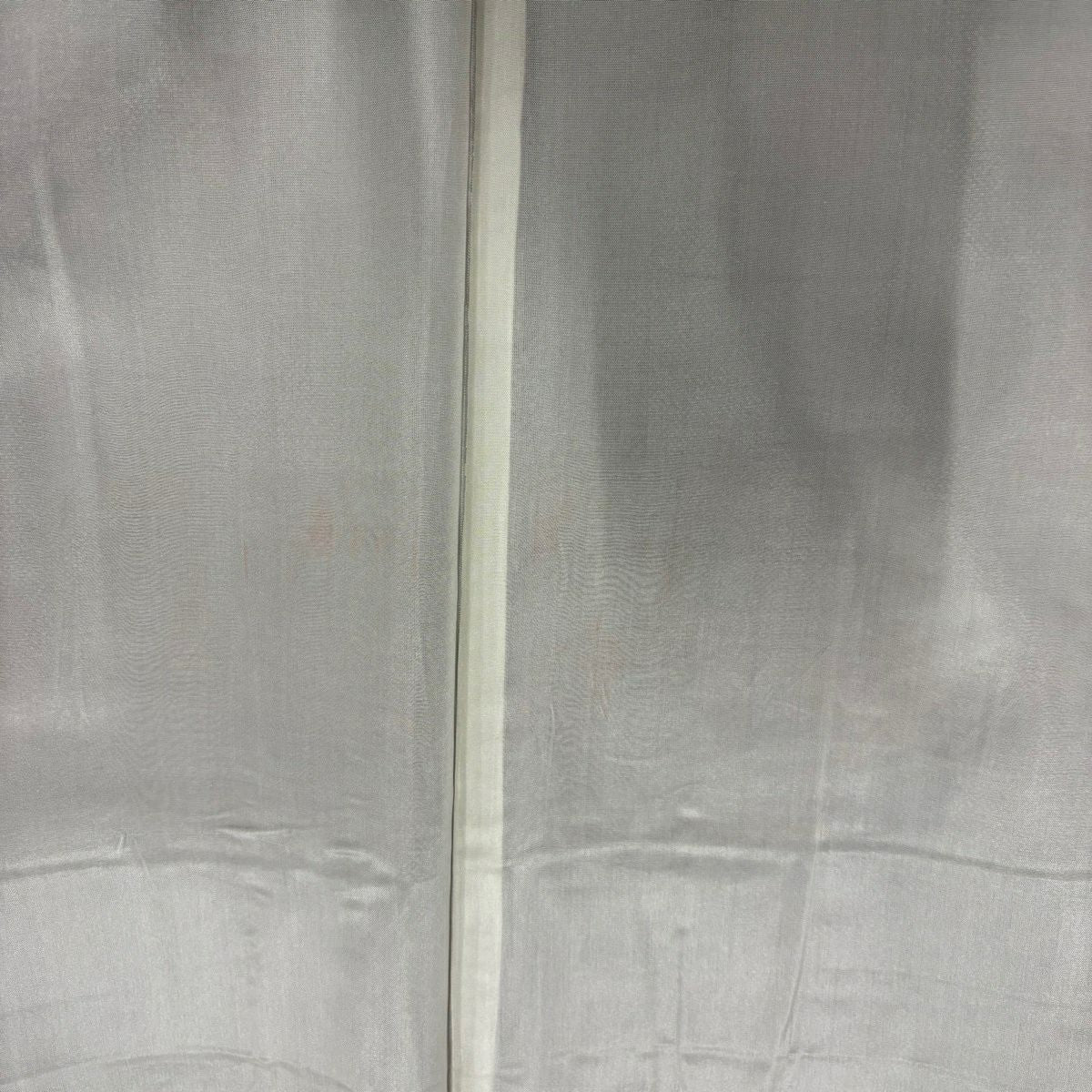 紬織 身長159.5cm 袖長63cm S 雙層 草花紋紋 龜甲 灰茶 純蠶絲 秀品級
