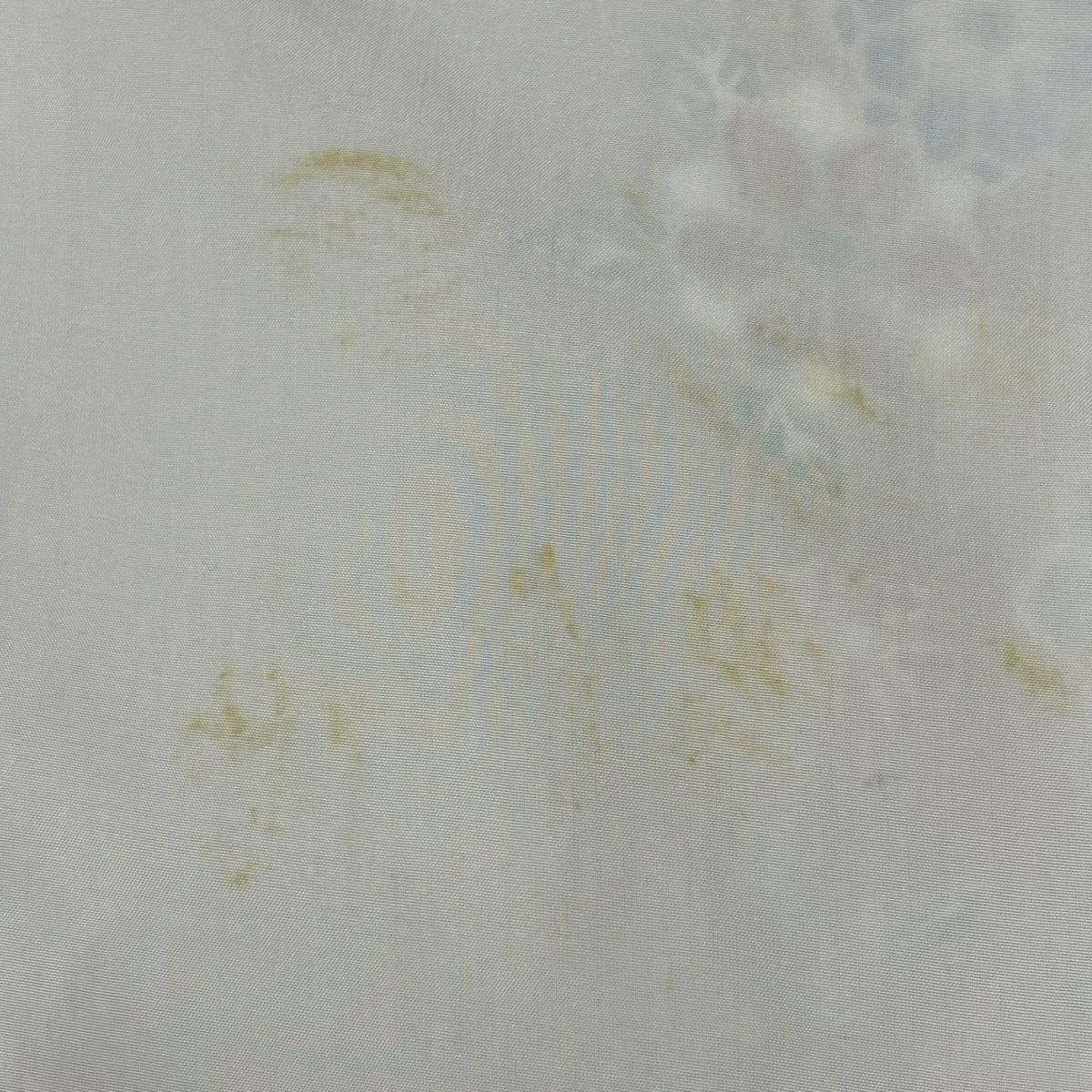 小紋 身長157cm 袖長63cm S 雙層 草花紋紋 金彩裝飾 薄茶 純蠶絲 秀品級