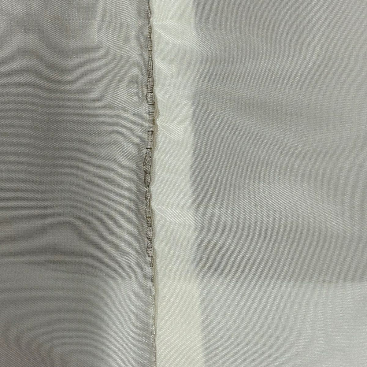 振袖禮服 身長166.5cm 袖長67.5cm L 雙層 櫻花 菊花花 金線 金銀彩 深綠 純蠶絲 優品級