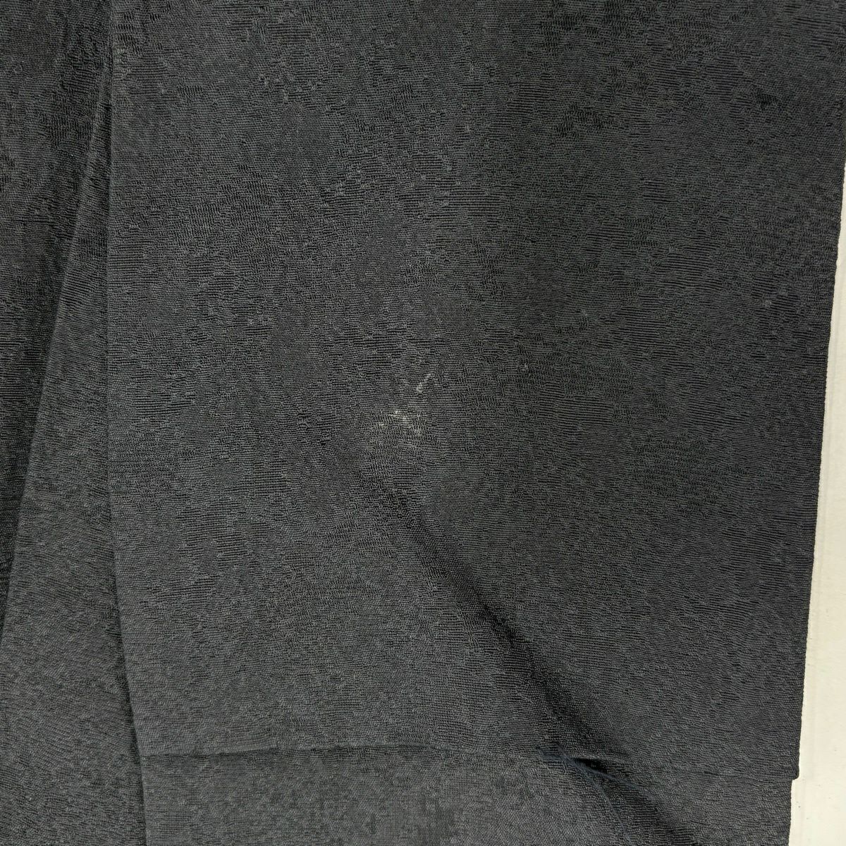 訪問服 身長156cm 袖長62cm S 雙層 辻花染 金彩裝飾 漸層 灰 純蠶絲 優品級