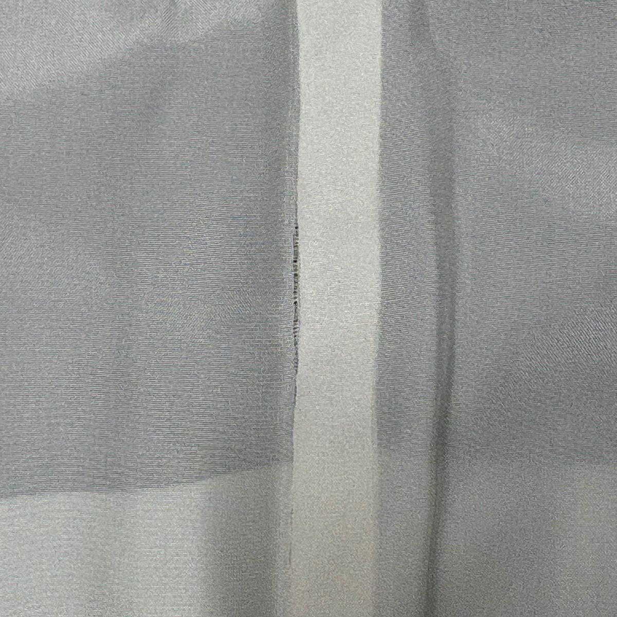 付下 身長160cm 袖長66.5cm M 雙層 萬壽菊花 桔梗 金絲 金銀彩 紫 純蠶絲 名品級