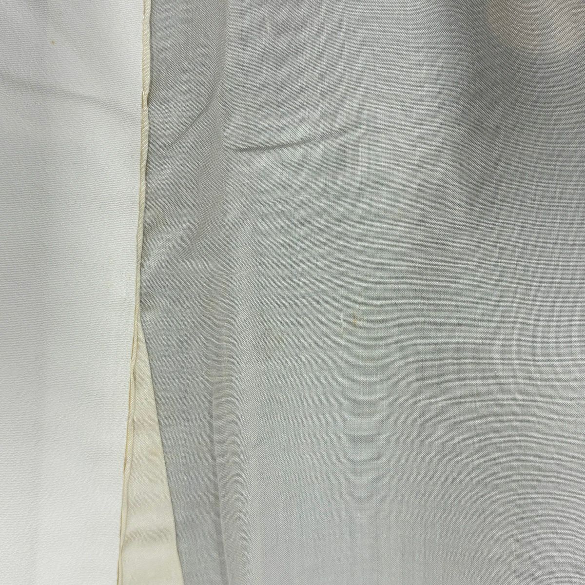 黑留袖禮服 身長161.5cm 袖長62.5cm S 雙層 風景 松樹竹子梅花 染分 黑 純蠶絲 秀品級