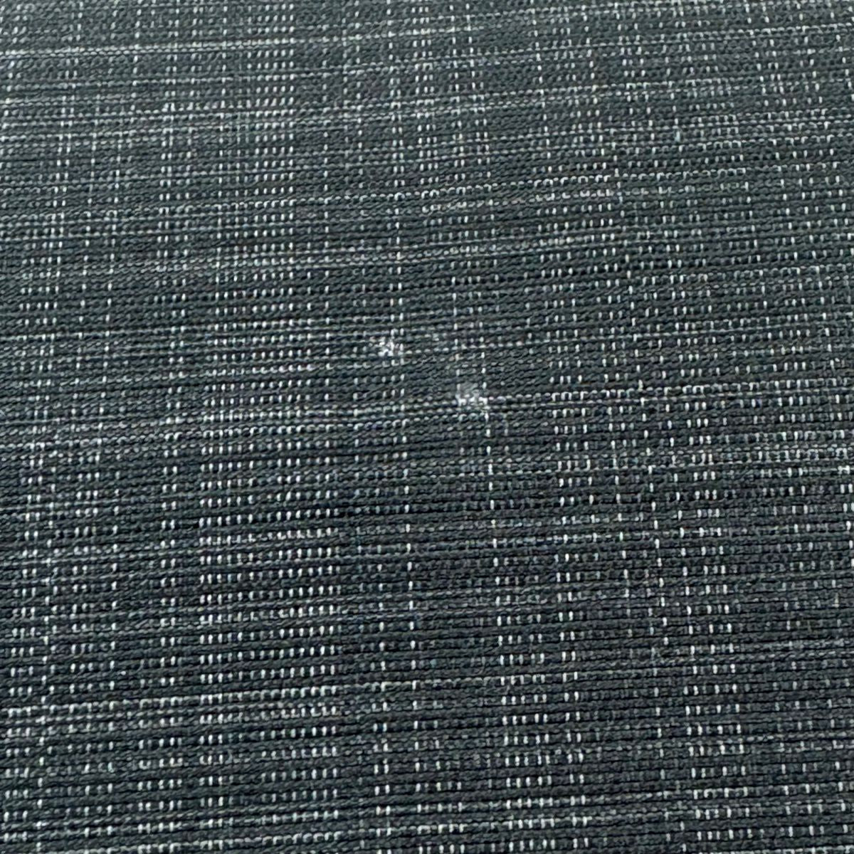【美品】名古屋帶 秀品級 幾何學 灰綠 純蠶絲