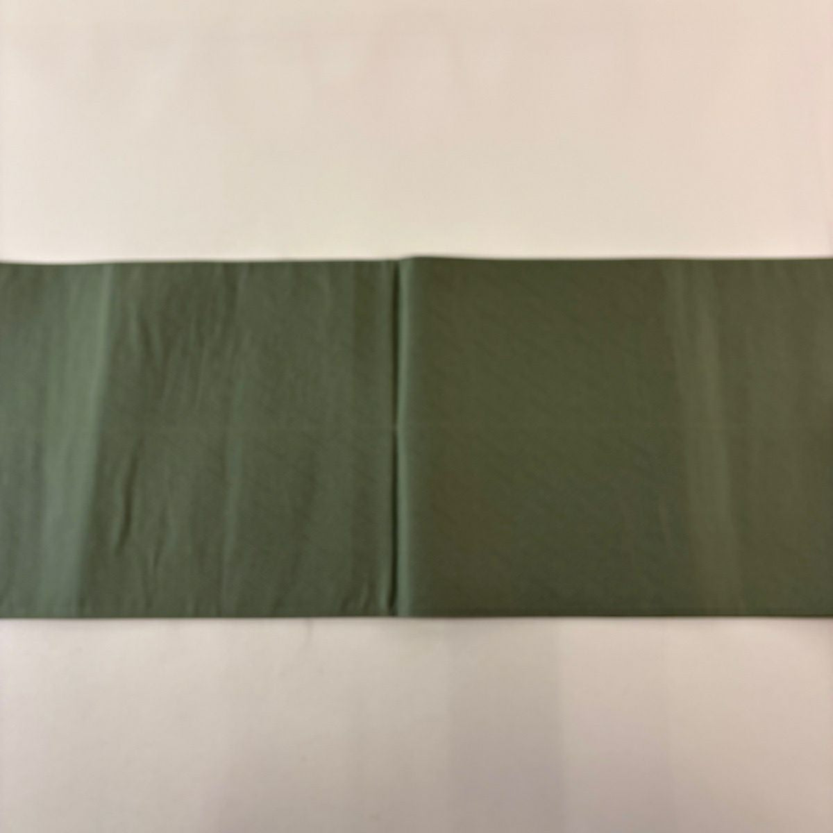 【美品】 袋帶 秀品級 草花紋 流水 金糸 金金箔 灰綠 六通 純蠶絲