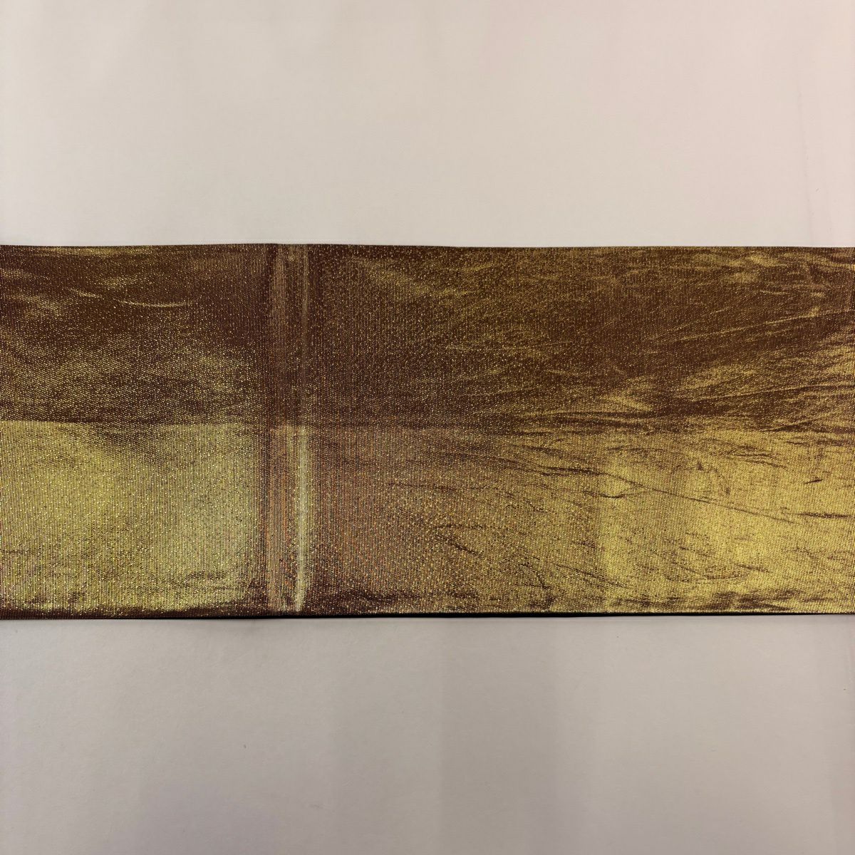 袋帶 秀品級 鞠 櫻花 金金箔 金絲 金色 六通 純蠶絲