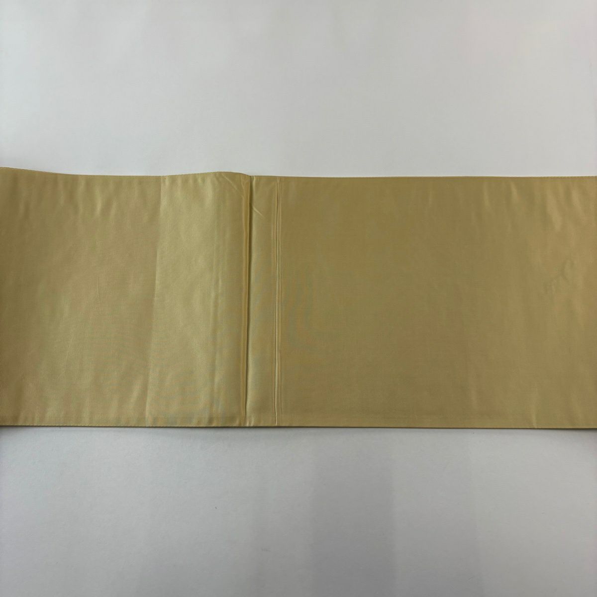 【美品】 袋帶 秀品級 唐獅子 鳥 金金箔 唐織 米色 六通 純蠶絲