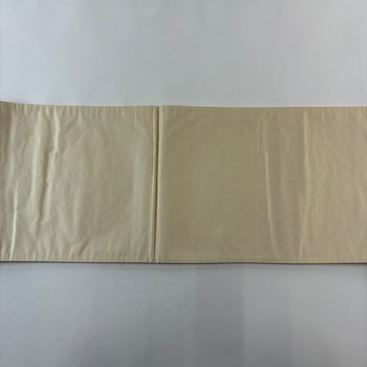 【美品】 袋帶 秀品級 秋草 霞 金絲 金金箔 米色 六通 純蠶絲