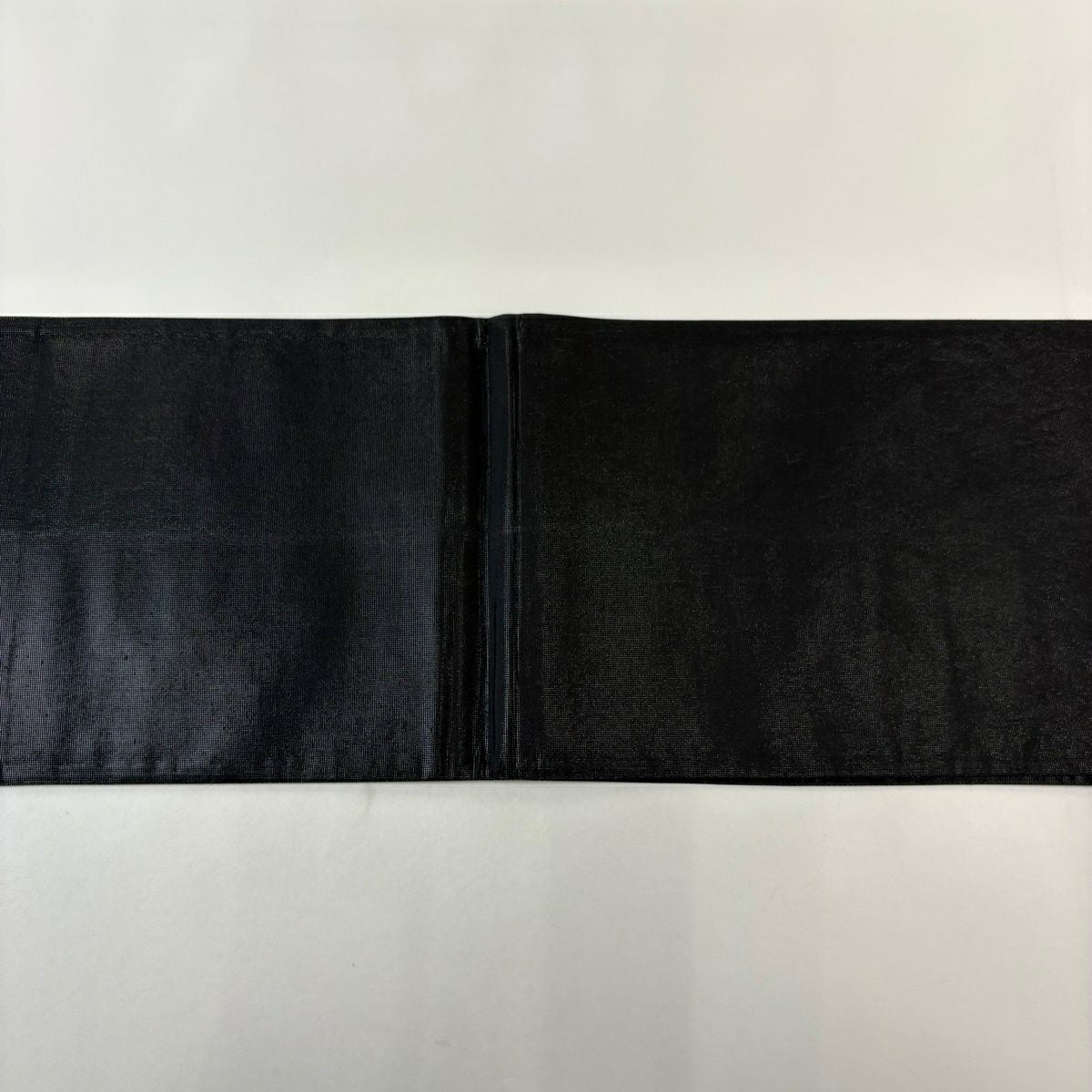 【美品】 袋帶 秀品級 關西仕立 花筏 波 唐織 金金箔 黑 六通 純蠶絲