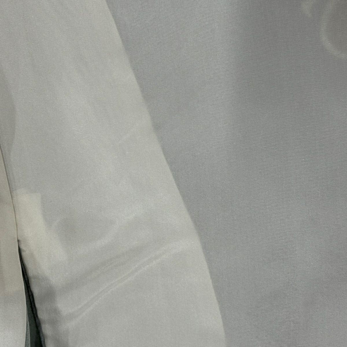 付下 身長154.5cm 袖長63cm S 雙層 落款 華紋 刺繡 金銀彩 青灰 純蠶絲 名品級