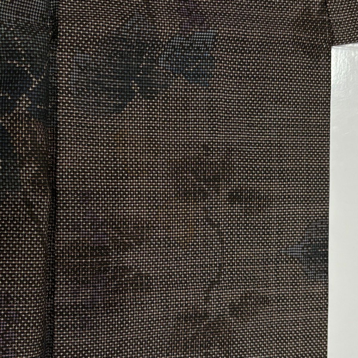 紬織織 身長151.5cm 袖長62.5cm S 雙層 葡萄 焦茶 純蠶絲 名品級