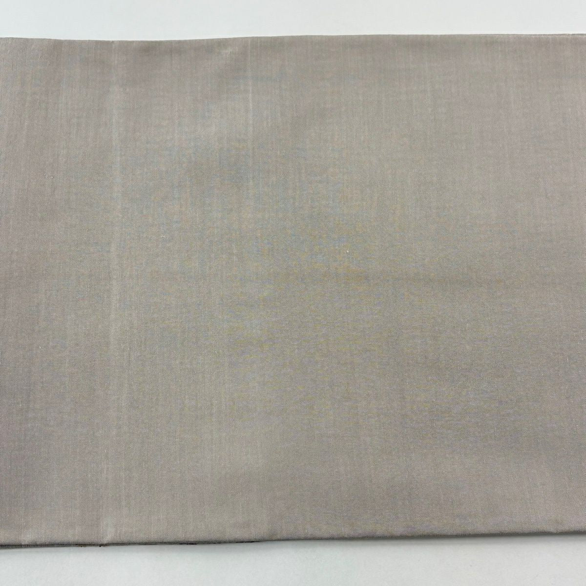袋帶 逸品級 紬織織 華紋 花唐草紋 綴紋 金銀絲 灰茶 お太鼓圖案 純蠶絲