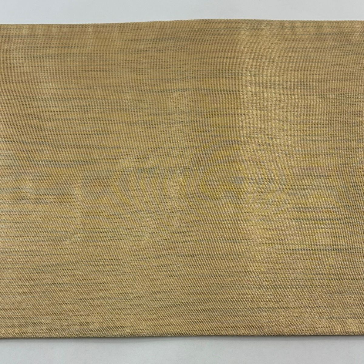 袋帶 逸品級 誉田屋源兵衛 落款あり 樱花 菱形 金銀線 金金箔 淺茶 六通 純蠶絲